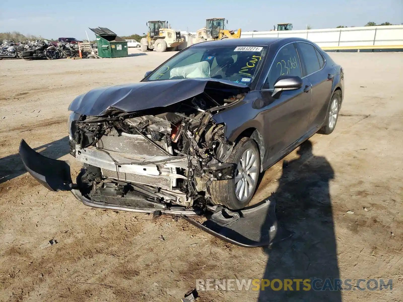 2 Photograph of a damaged car 4T1C11AK4LU873193 TOYOTA CAMRY 2020