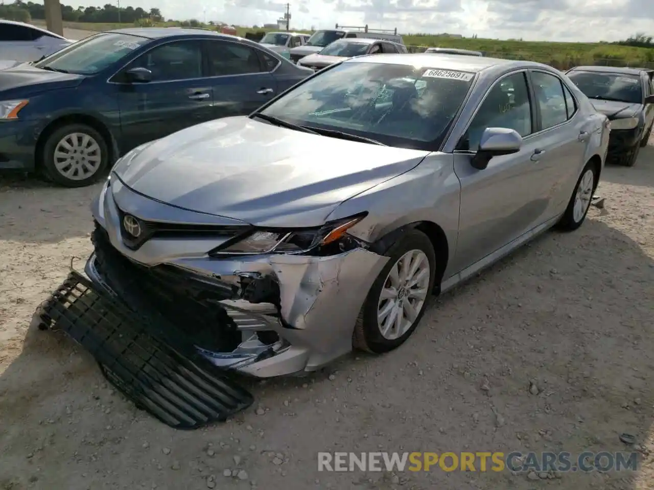 2 Photograph of a damaged car 4T1C11AK4LU873761 TOYOTA CAMRY 2020