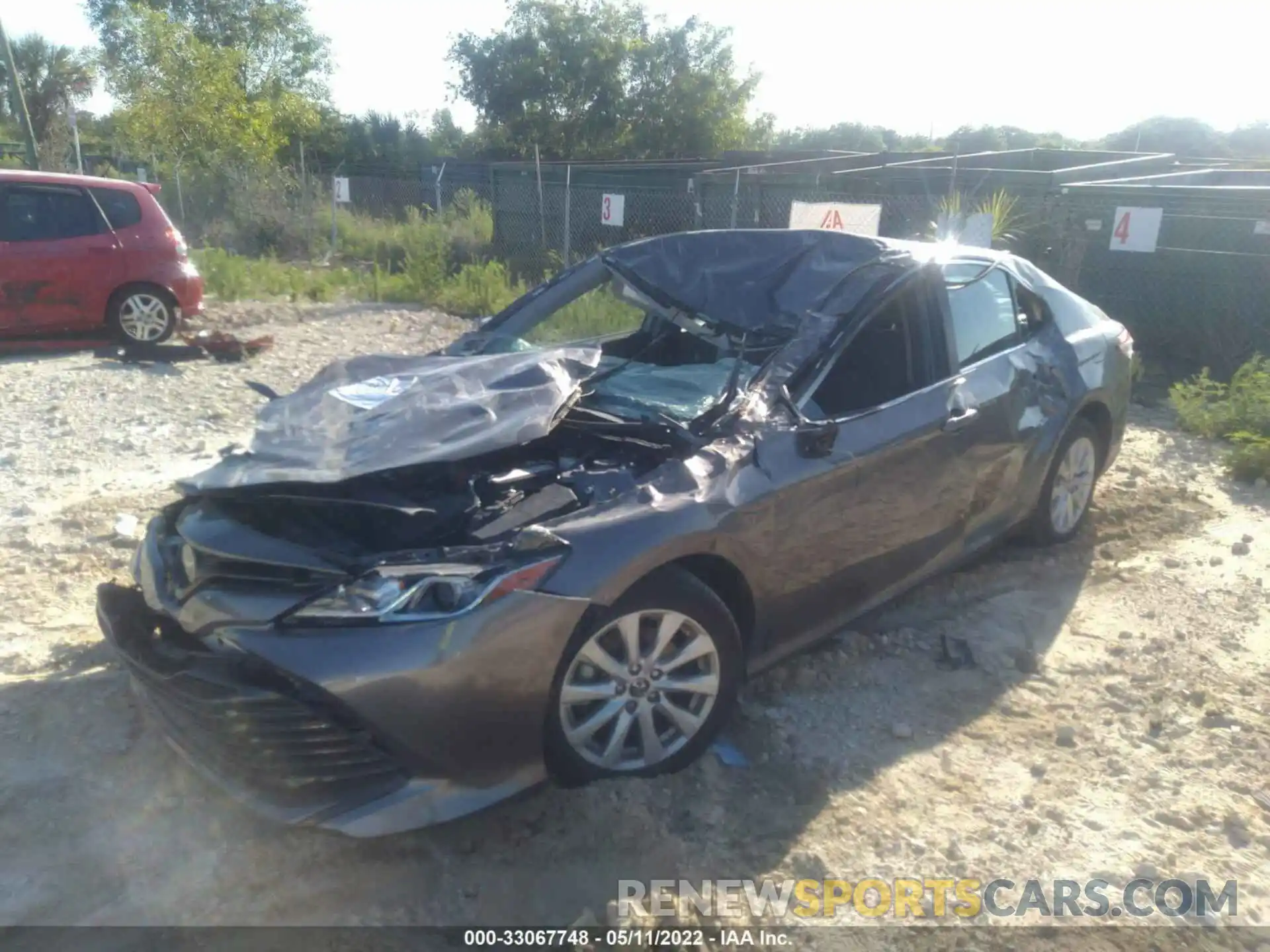 2 Photograph of a damaged car 4T1C11AK4LU878443 TOYOTA CAMRY 2020