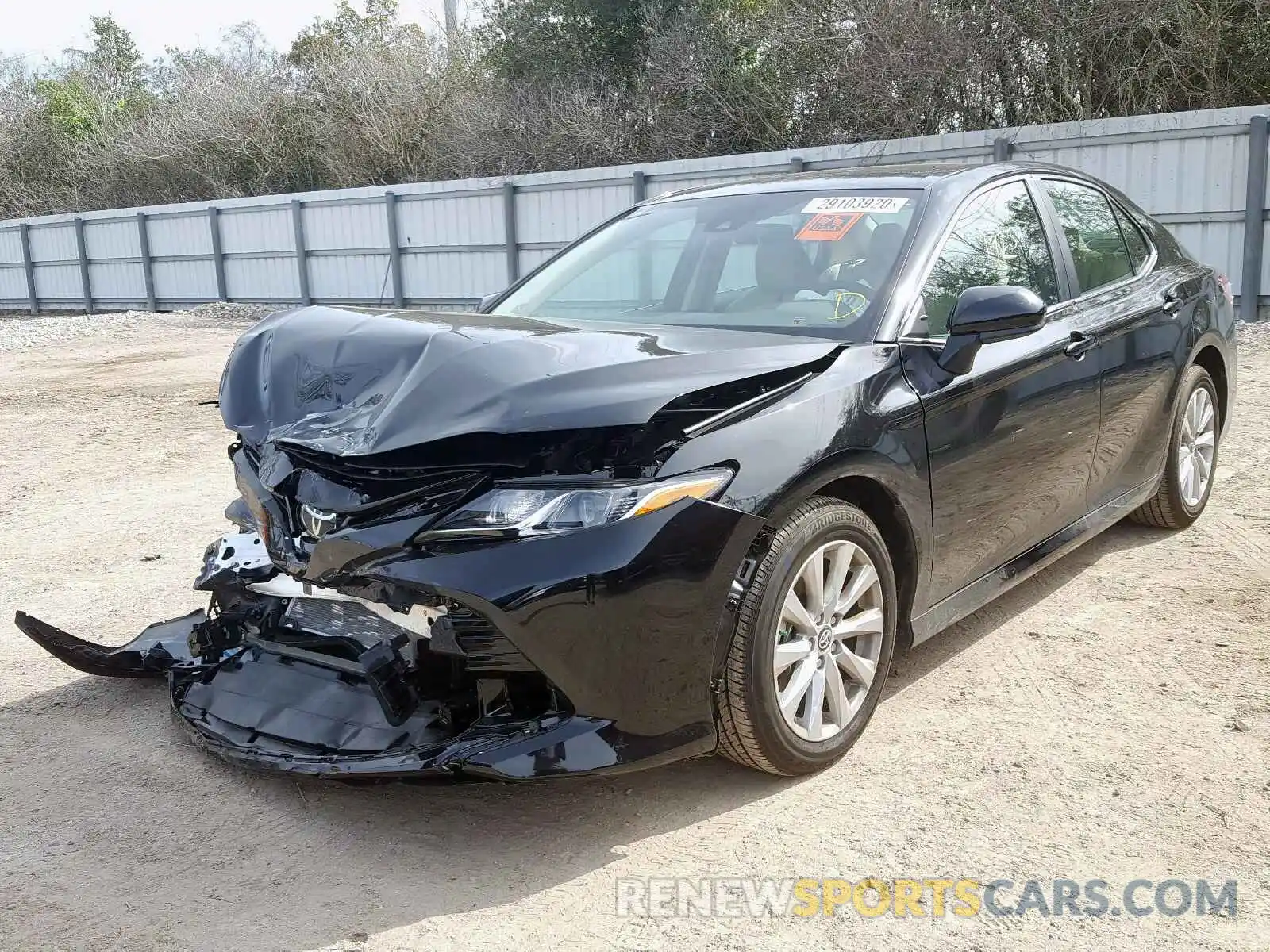 2 Photograph of a damaged car 4T1C11AK4LU883836 TOYOTA CAMRY 2020