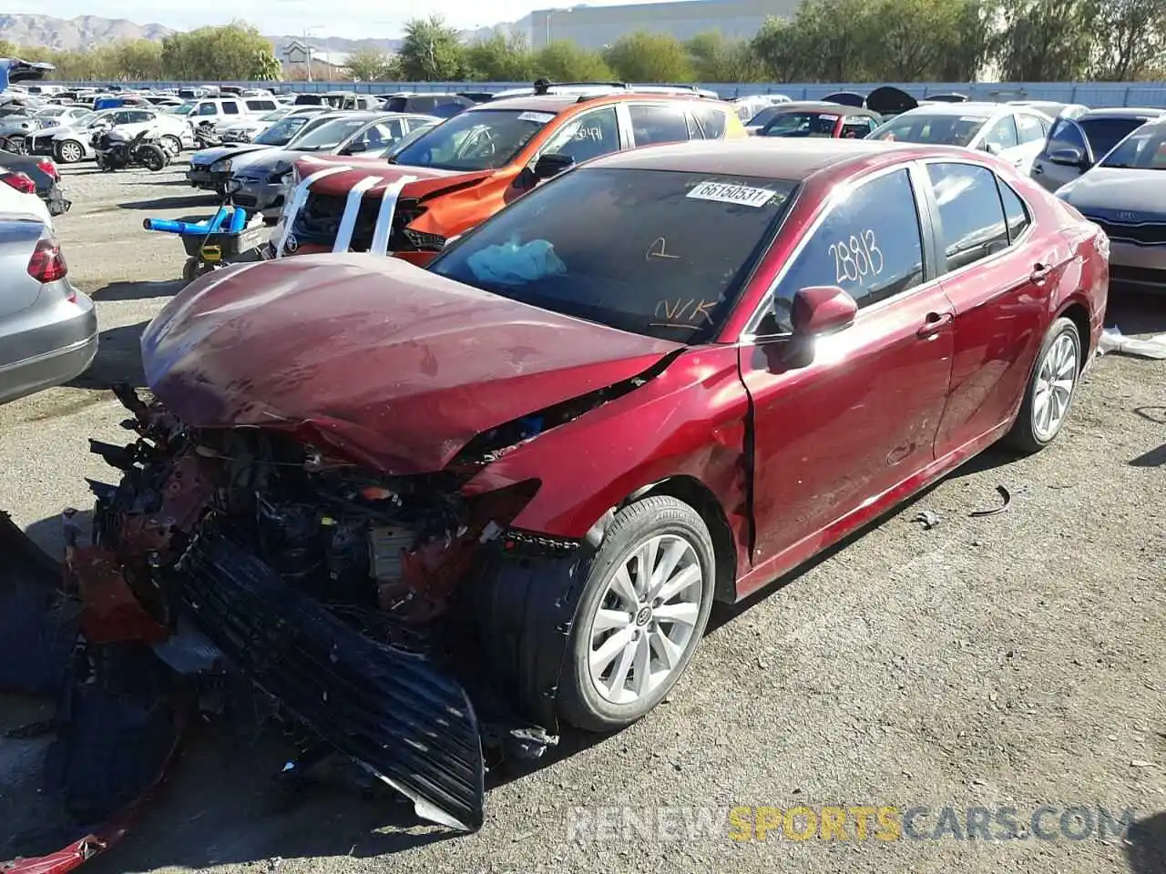 2 Photograph of a damaged car 4T1C11AK4LU890253 TOYOTA CAMRY 2020