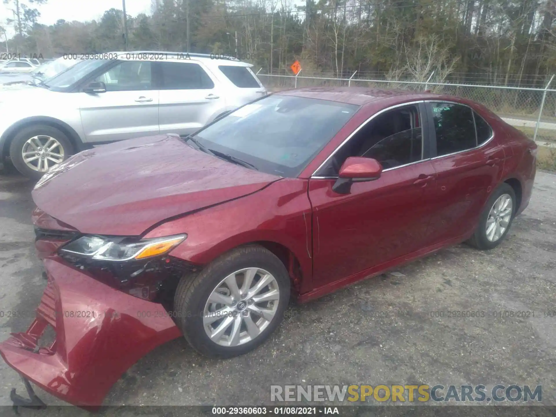 2 Photograph of a damaged car 4T1C11AK4LU891421 TOYOTA CAMRY 2020