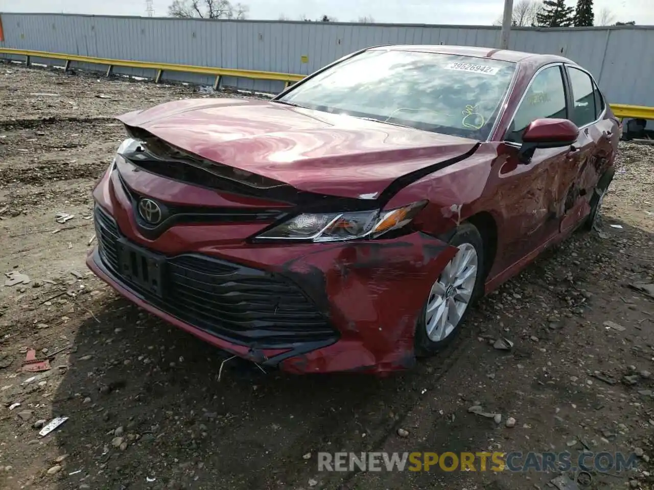 2 Photograph of a damaged car 4T1C11AK4LU897221 TOYOTA CAMRY 2020