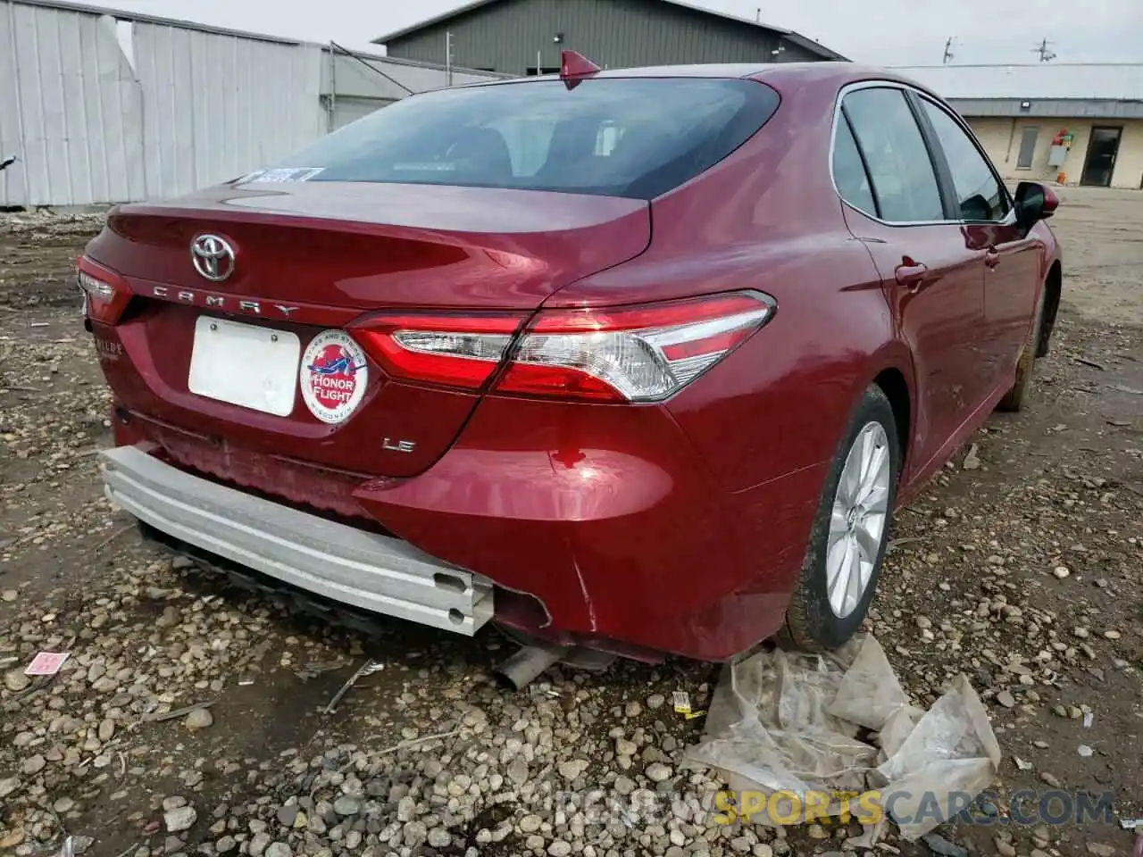 4 Photograph of a damaged car 4T1C11AK4LU897221 TOYOTA CAMRY 2020