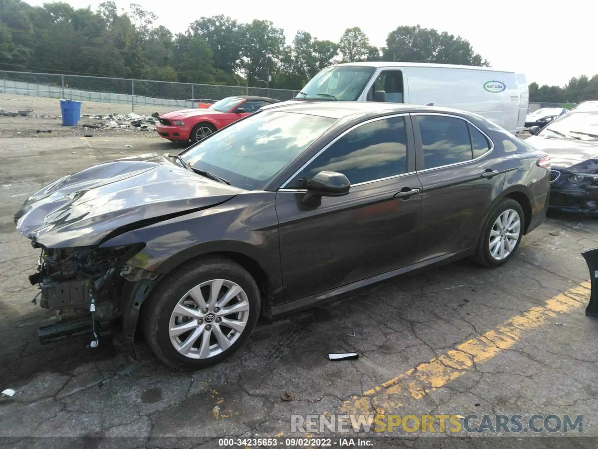 2 Photograph of a damaged car 4T1C11AK4LU902093 TOYOTA CAMRY 2020