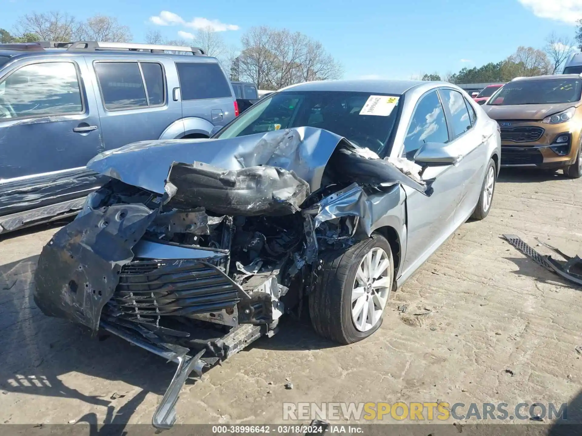 2 Photograph of a damaged car 4T1C11AK4LU906354 TOYOTA CAMRY 2020