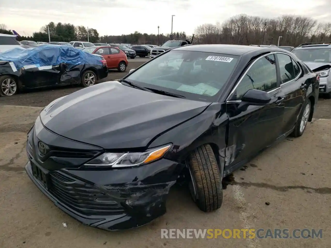 2 Photograph of a damaged car 4T1C11AK4LU910985 TOYOTA CAMRY 2020