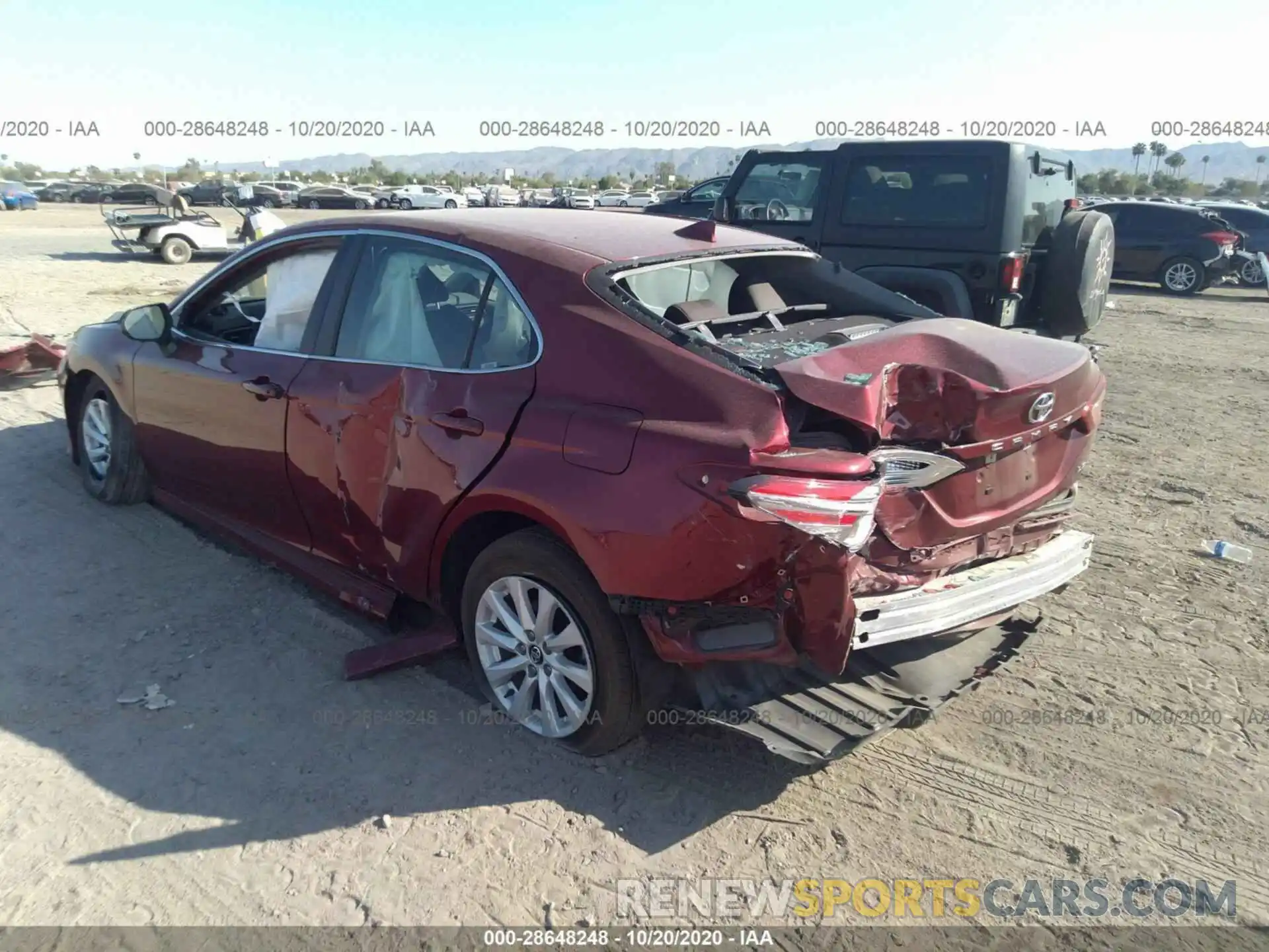 3 Photograph of a damaged car 4T1C11AK4LU916088 TOYOTA CAMRY 2020