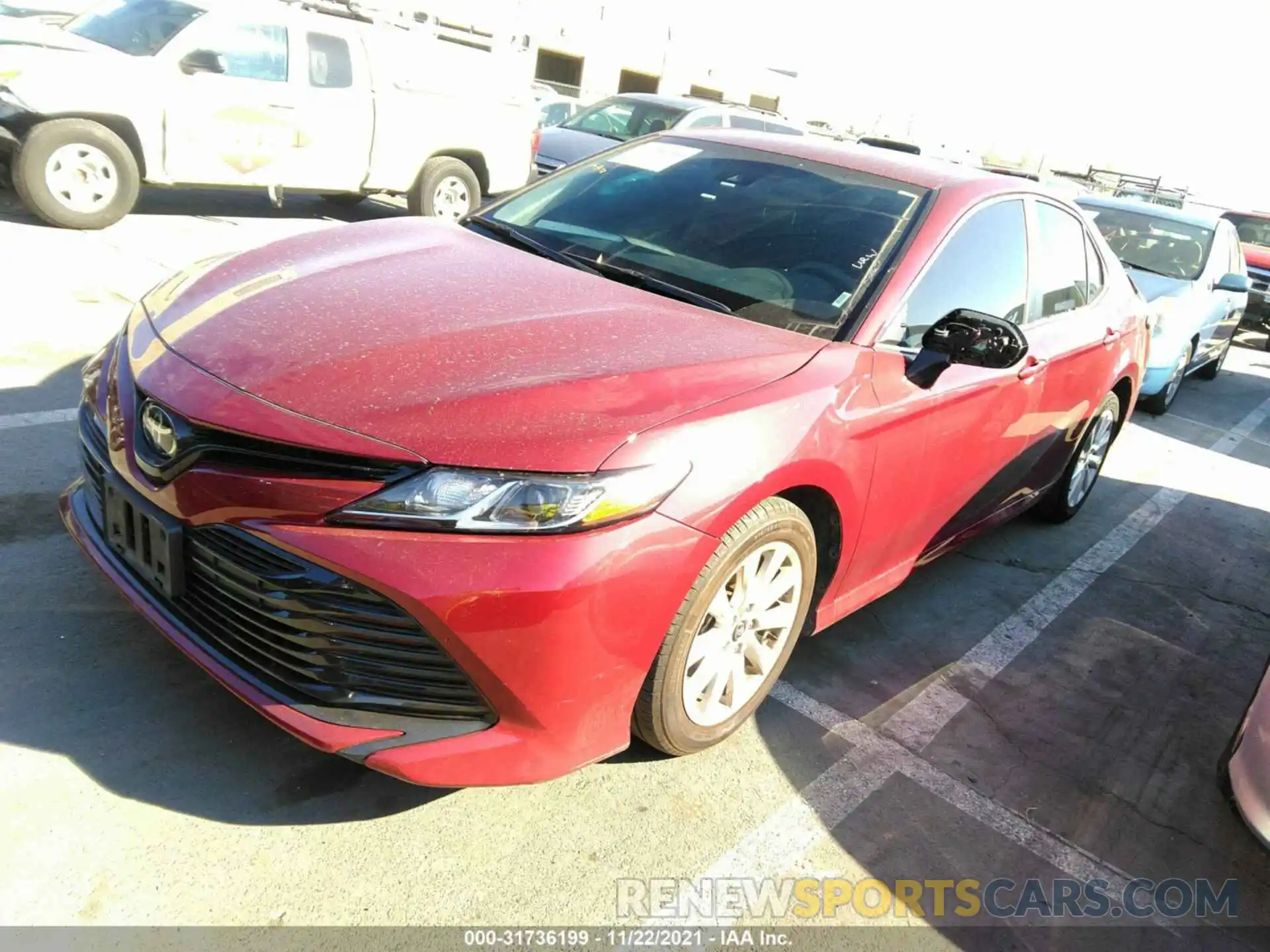 2 Photograph of a damaged car 4T1C11AK4LU918553 TOYOTA CAMRY 2020