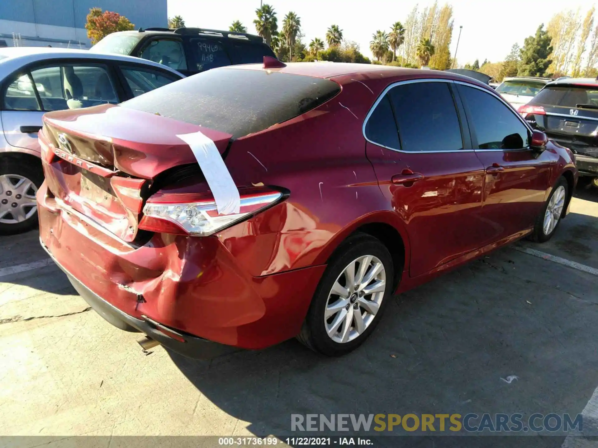 4 Photograph of a damaged car 4T1C11AK4LU918553 TOYOTA CAMRY 2020