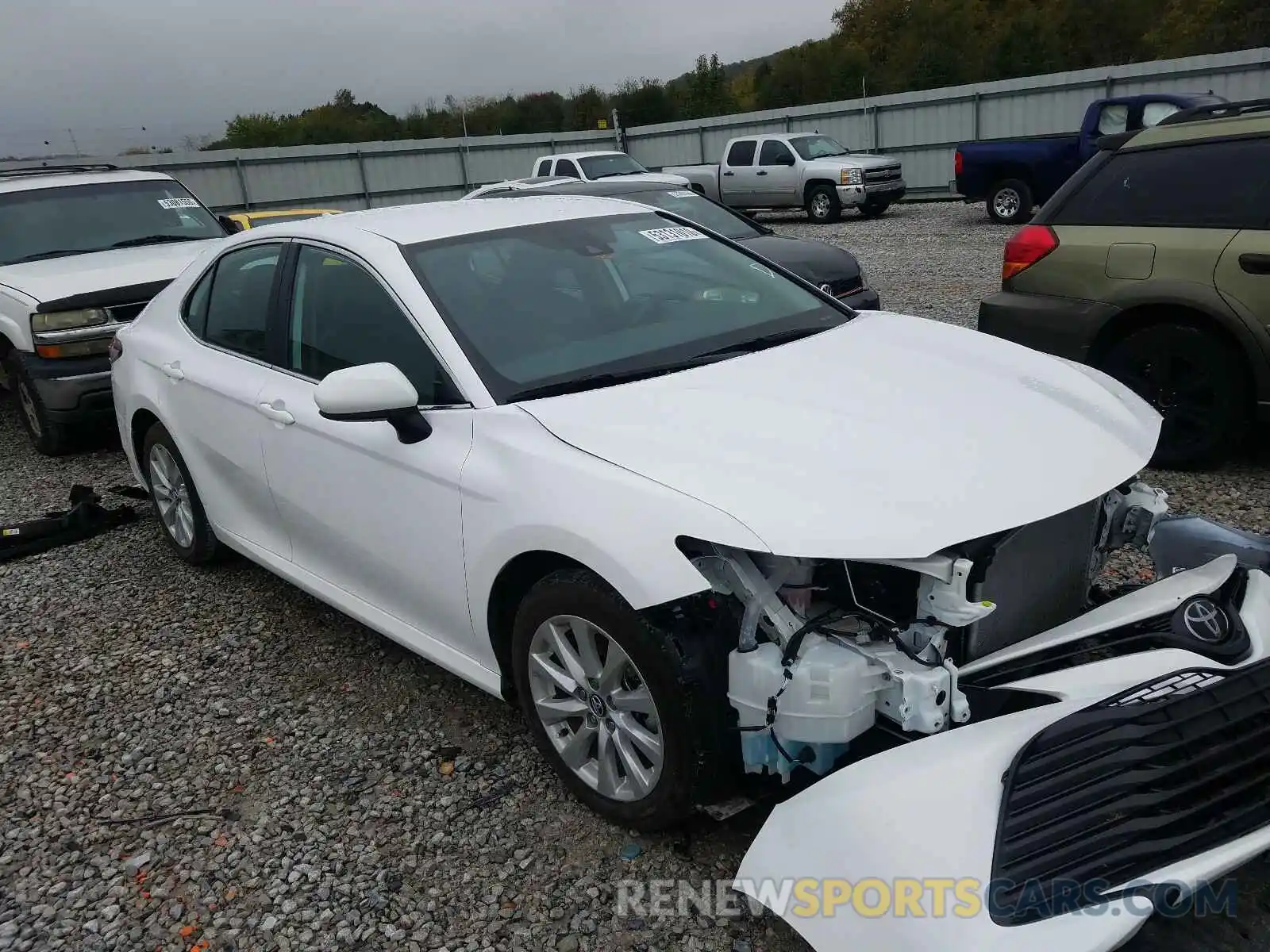 1 Photograph of a damaged car 4T1C11AK4LU933554 TOYOTA CAMRY 2020