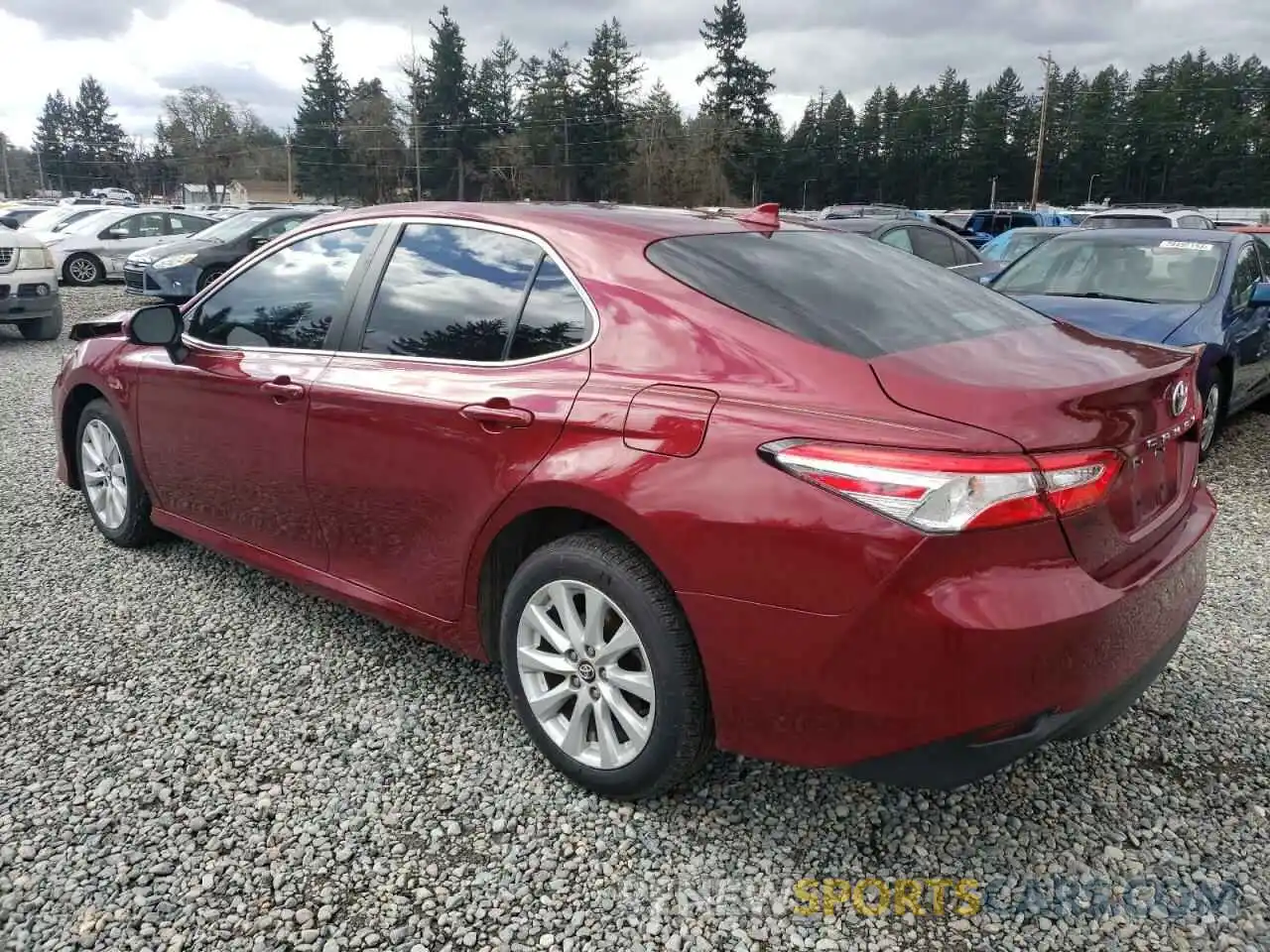 2 Photograph of a damaged car 4T1C11AK4LU940021 TOYOTA CAMRY 2020