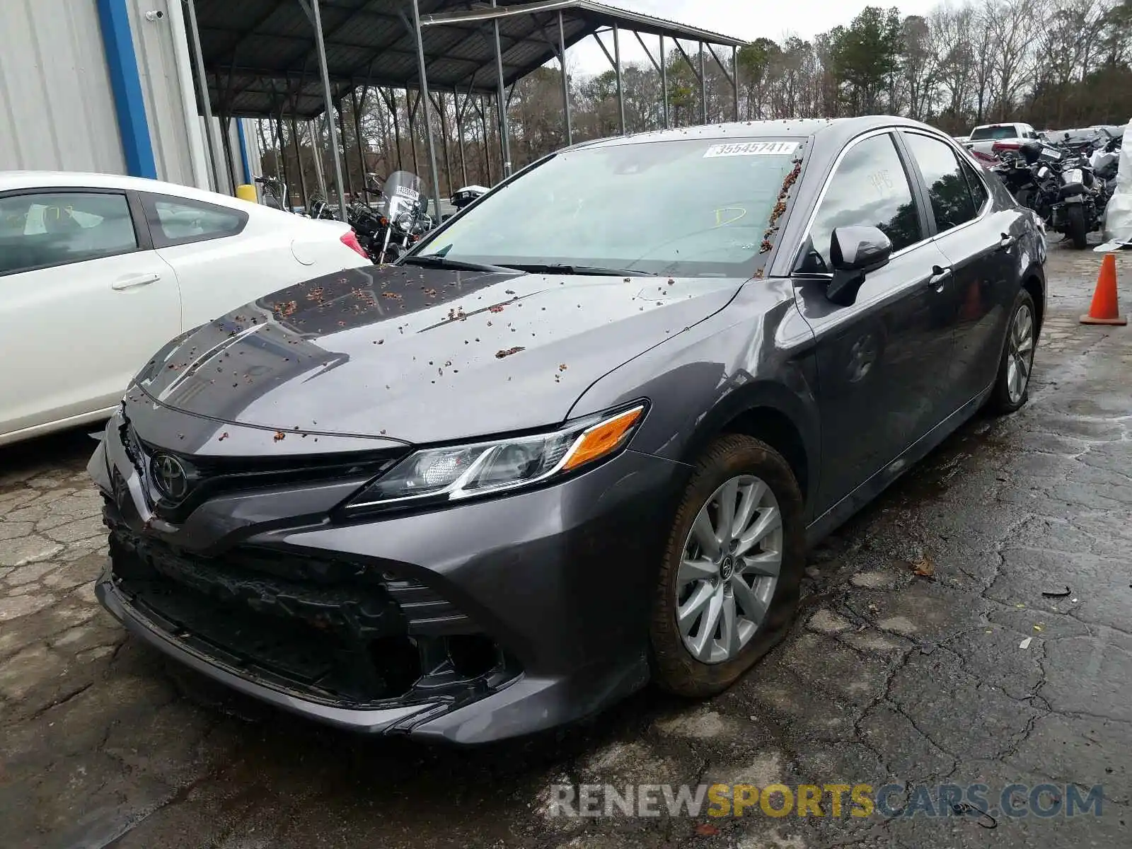 2 Photograph of a damaged car 4T1C11AK4LU941573 TOYOTA CAMRY 2020