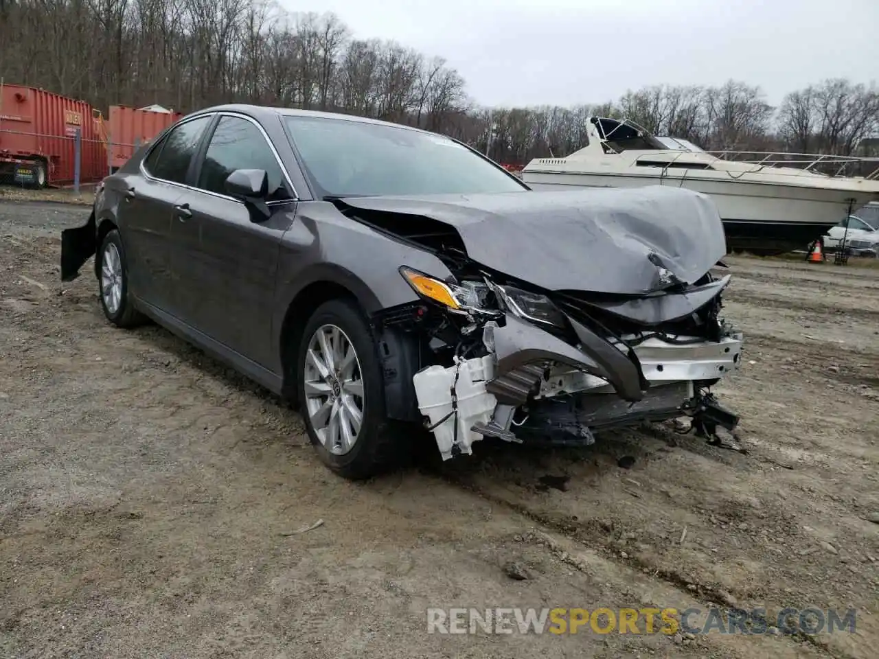 1 Photograph of a damaged car 4T1C11AK4LU952492 TOYOTA CAMRY 2020