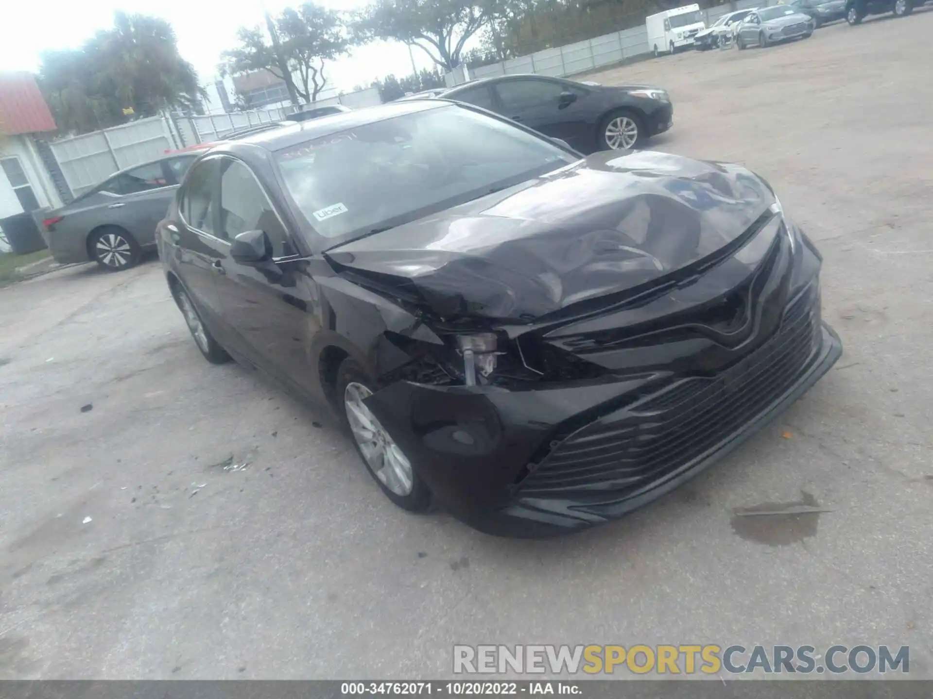 1 Photograph of a damaged car 4T1C11AK5LU329804 TOYOTA CAMRY 2020