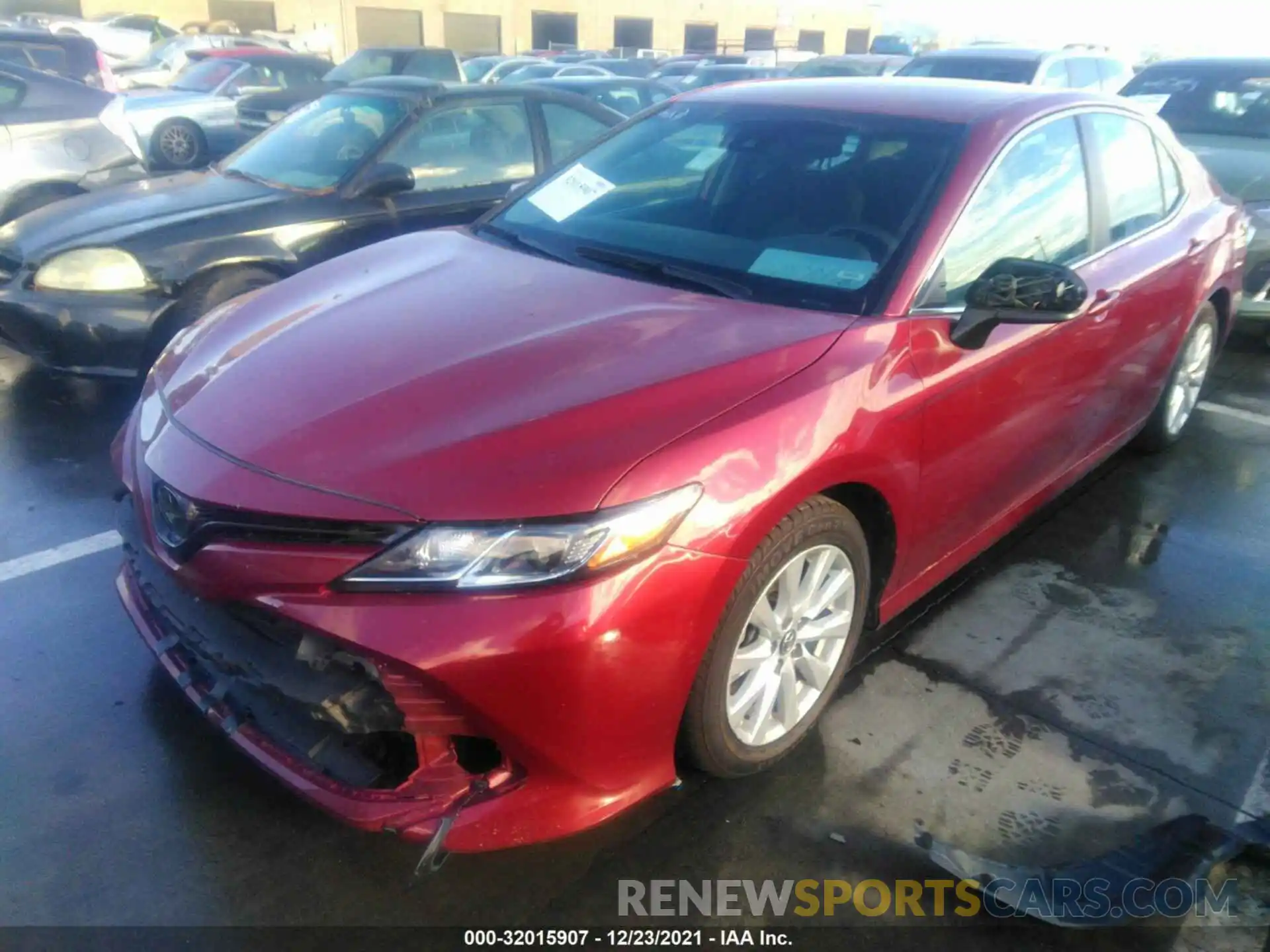 2 Photograph of a damaged car 4T1C11AK5LU332802 TOYOTA CAMRY 2020