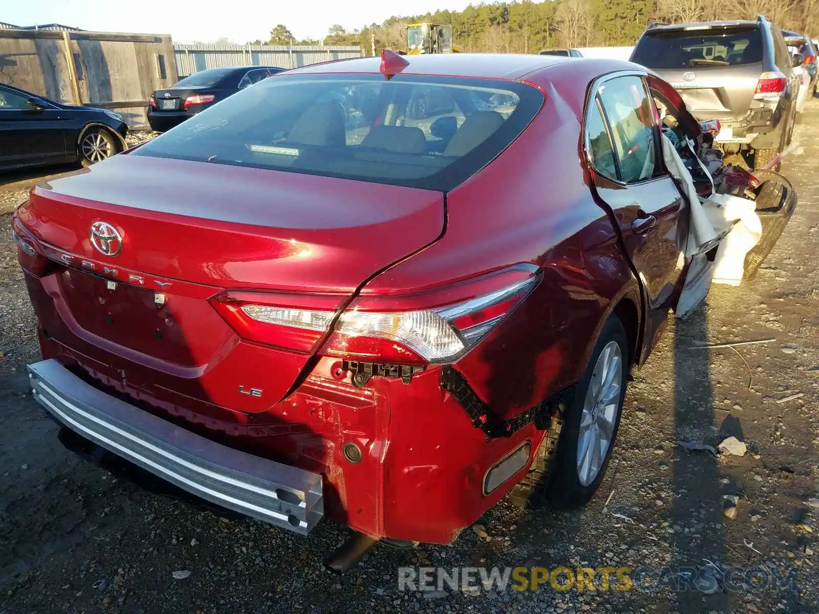 4 Photograph of a damaged car 4T1C11AK5LU345470 TOYOTA CAMRY 2020