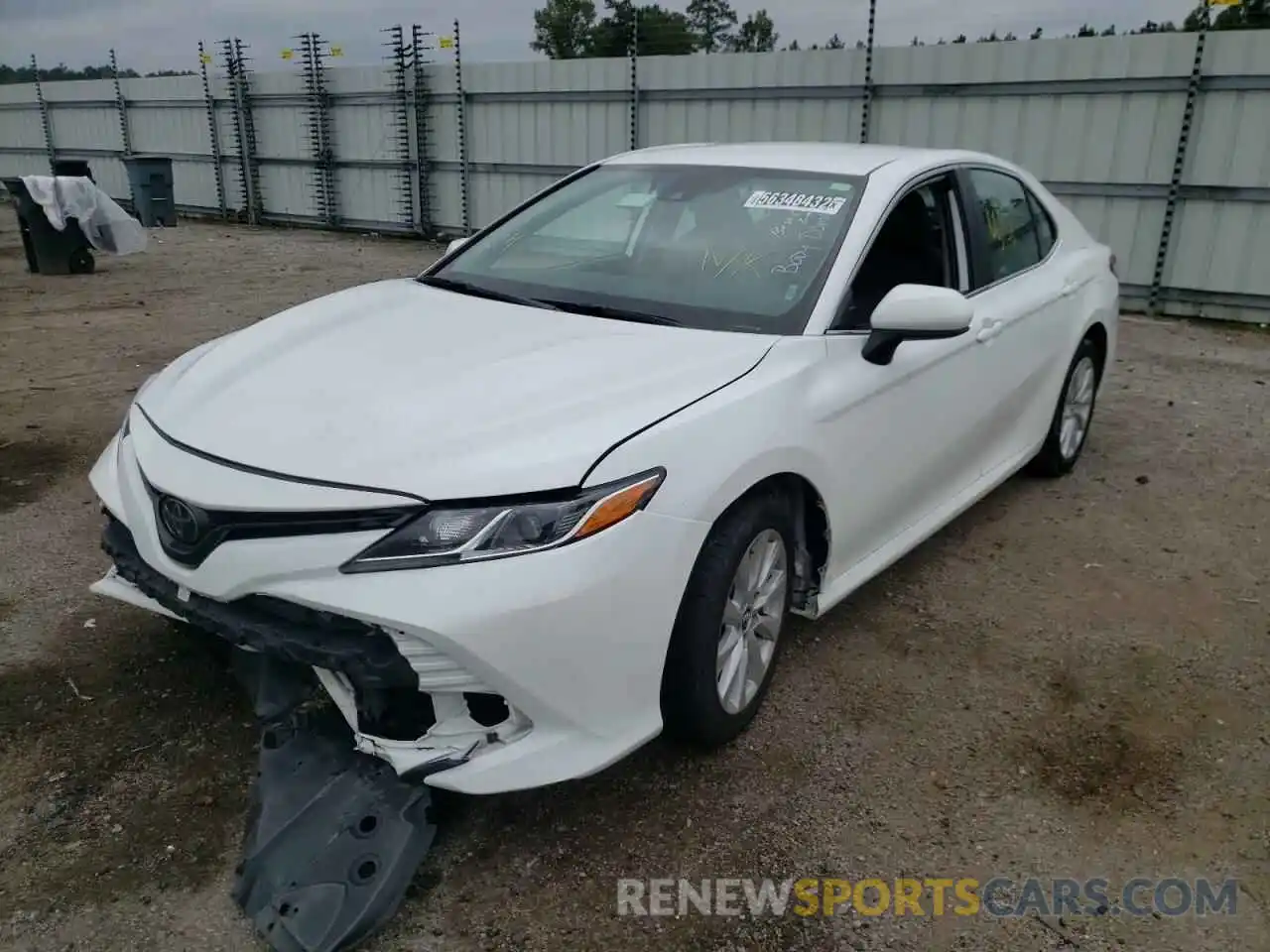 2 Photograph of a damaged car 4T1C11AK5LU347722 TOYOTA CAMRY 2020