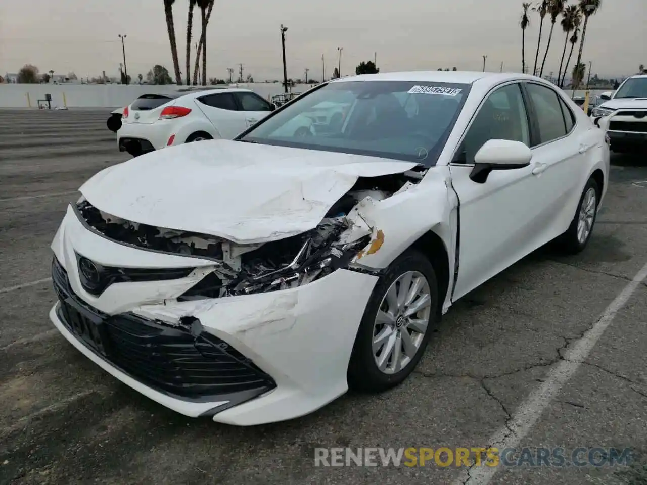 2 Photograph of a damaged car 4T1C11AK5LU348093 TOYOTA CAMRY 2020