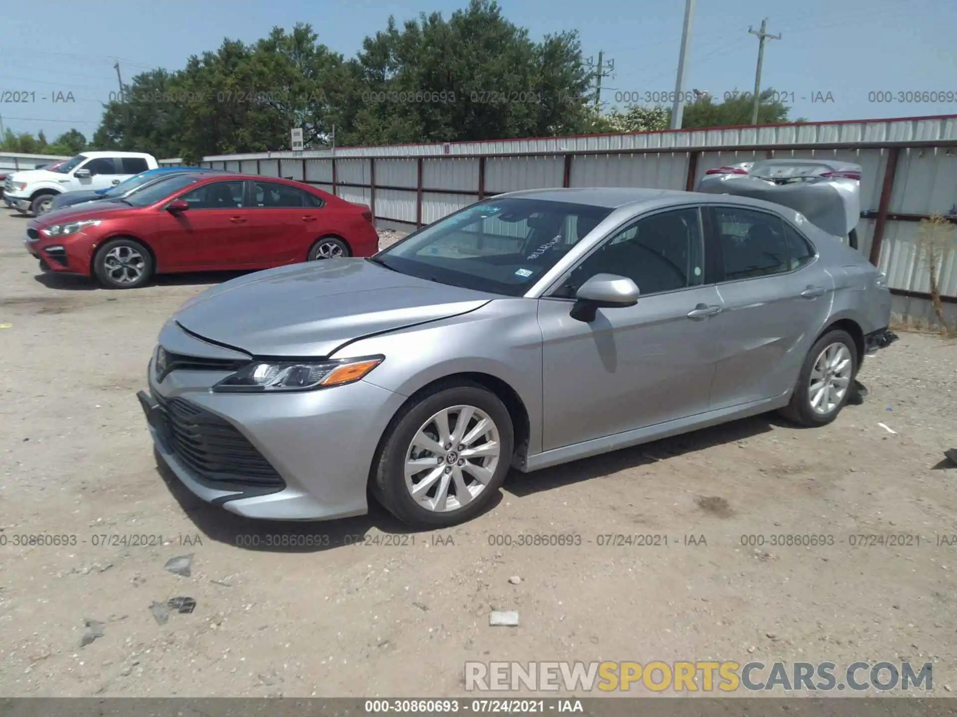 2 Photograph of a damaged car 4T1C11AK5LU358364 TOYOTA CAMRY 2020