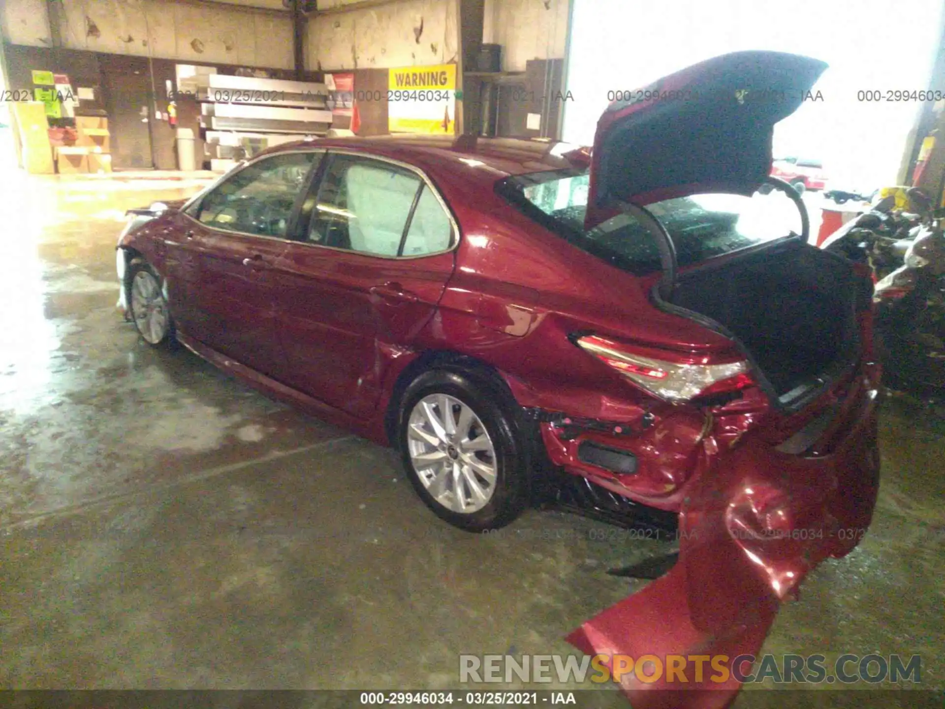 3 Photograph of a damaged car 4T1C11AK5LU359207 TOYOTA CAMRY 2020