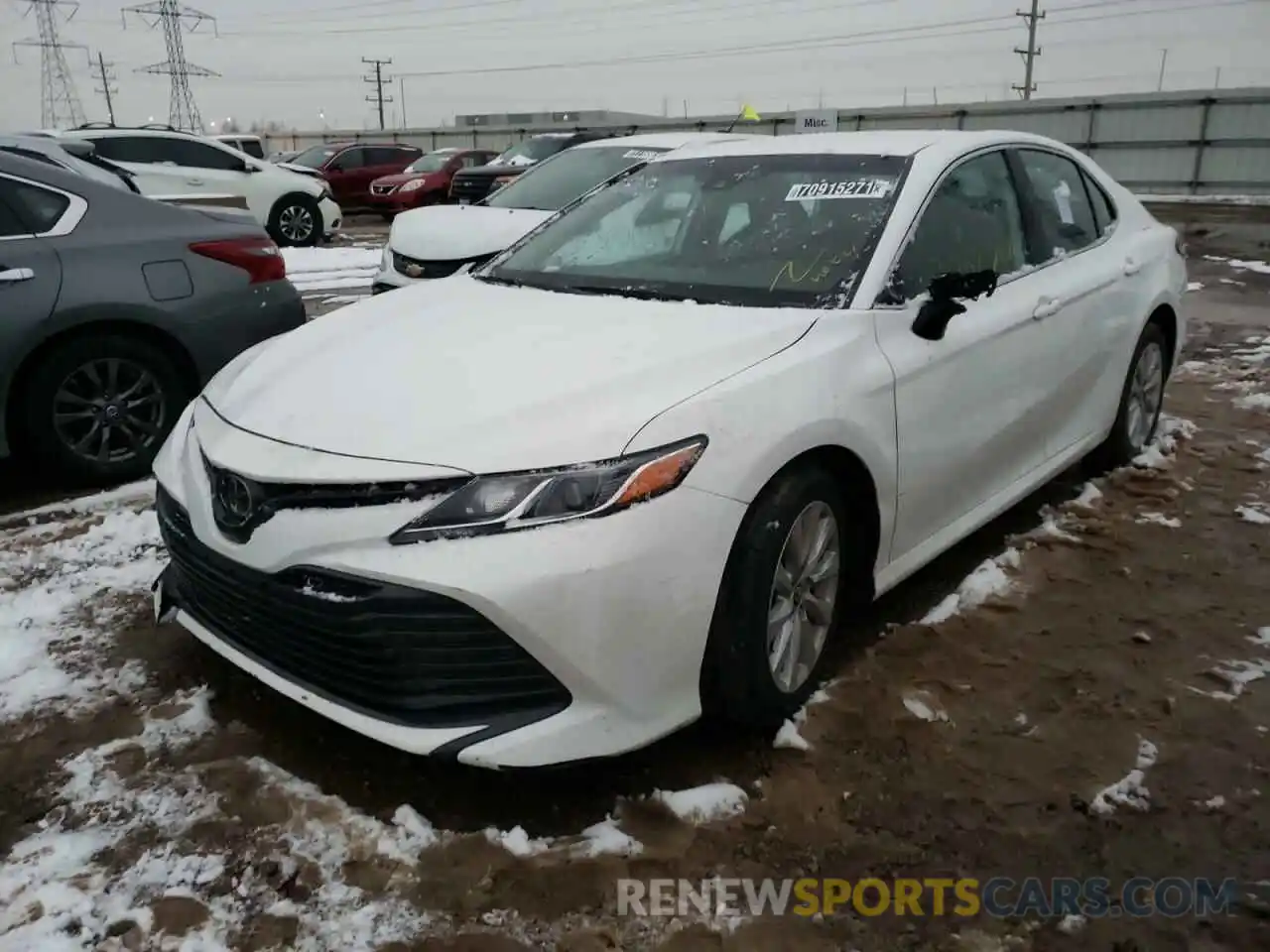 2 Photograph of a damaged car 4T1C11AK5LU359479 TOYOTA CAMRY 2020