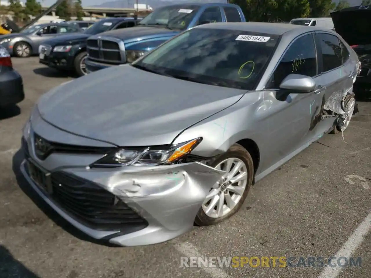 2 Photograph of a damaged car 4T1C11AK5LU370997 TOYOTA CAMRY 2020