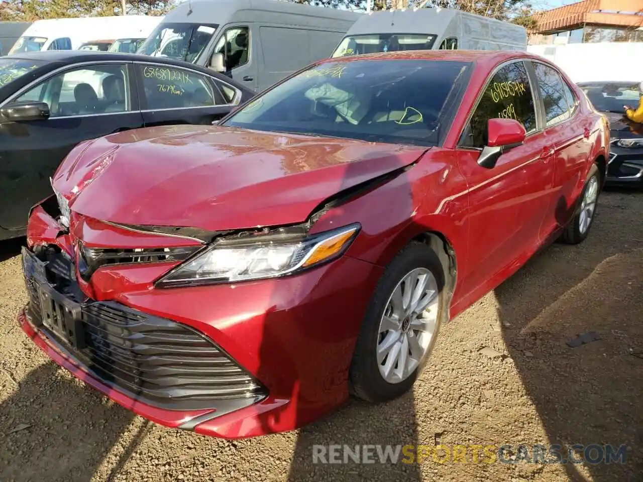 2 Photograph of a damaged car 4T1C11AK5LU377948 TOYOTA CAMRY 2020