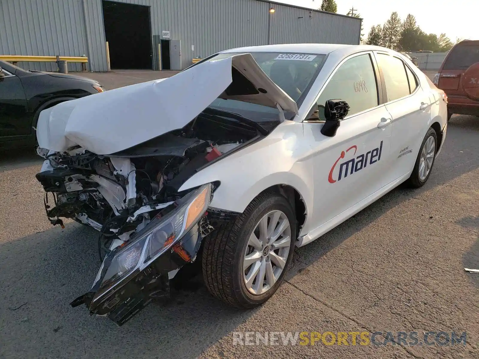 2 Photograph of a damaged car 4T1C11AK5LU504729 TOYOTA CAMRY 2020