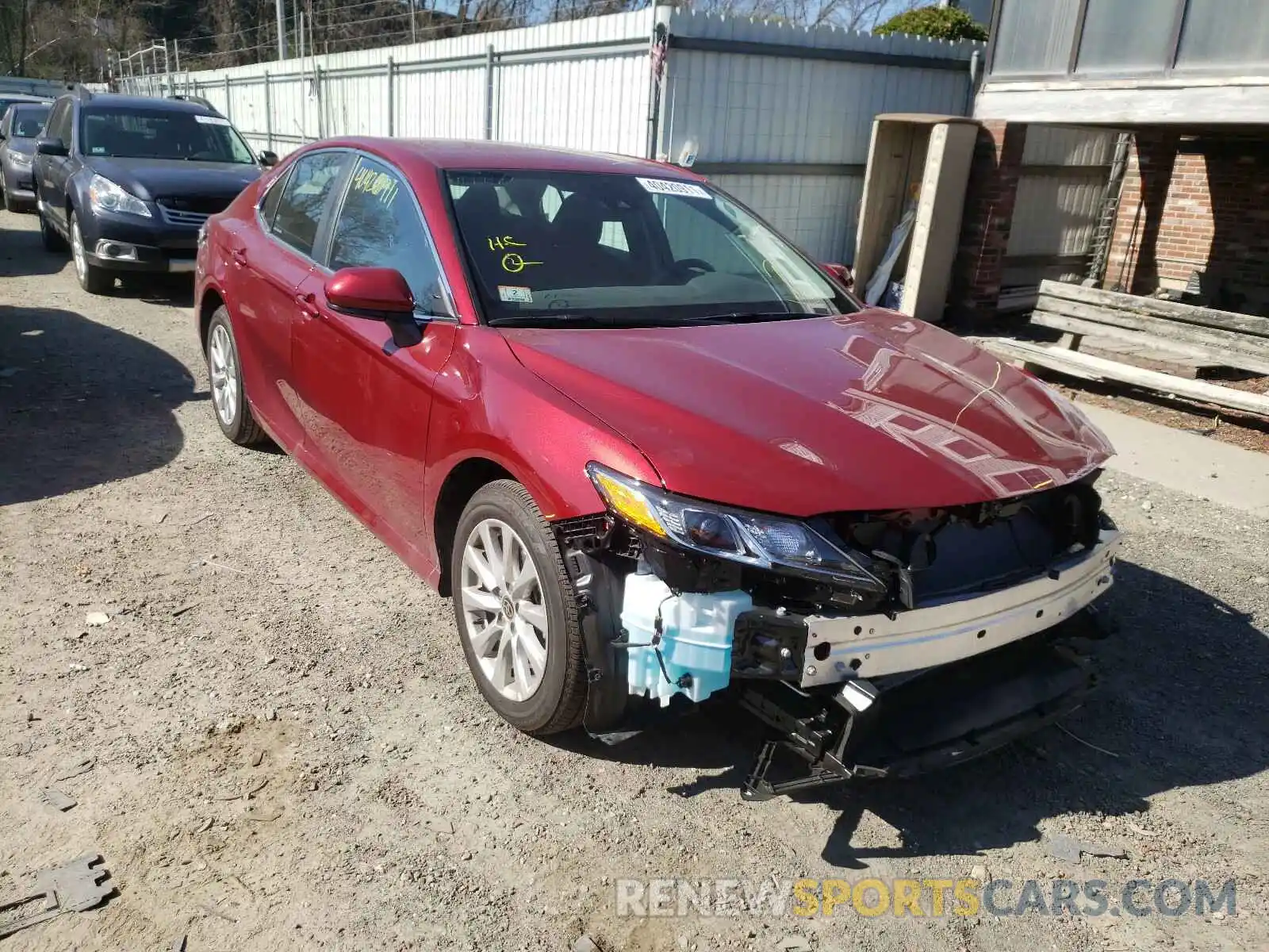 1 Photograph of a damaged car 4T1C11AK5LU506528 TOYOTA CAMRY 2020