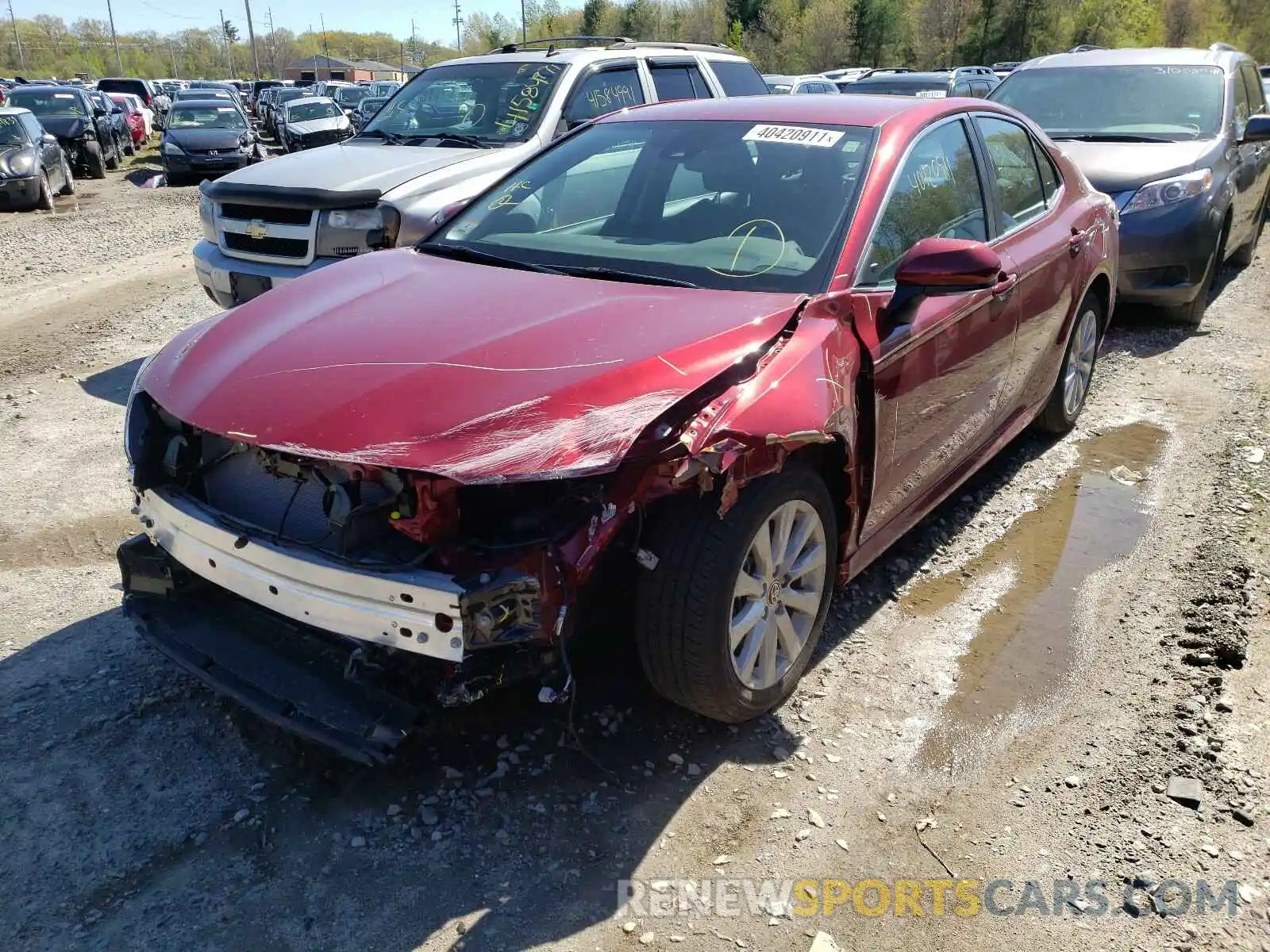 2 Photograph of a damaged car 4T1C11AK5LU506528 TOYOTA CAMRY 2020