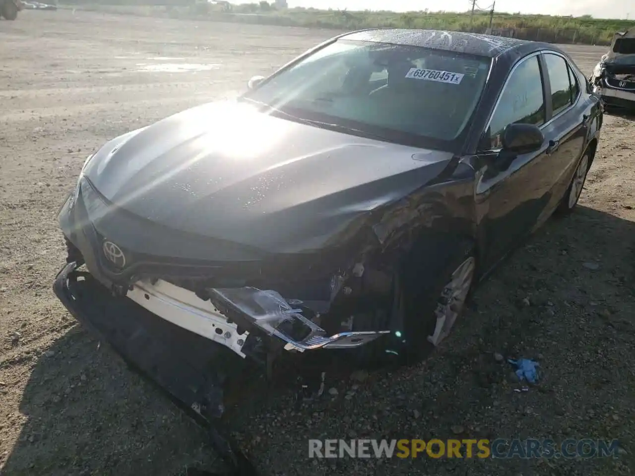 2 Photograph of a damaged car 4T1C11AK5LU857634 TOYOTA CAMRY 2020