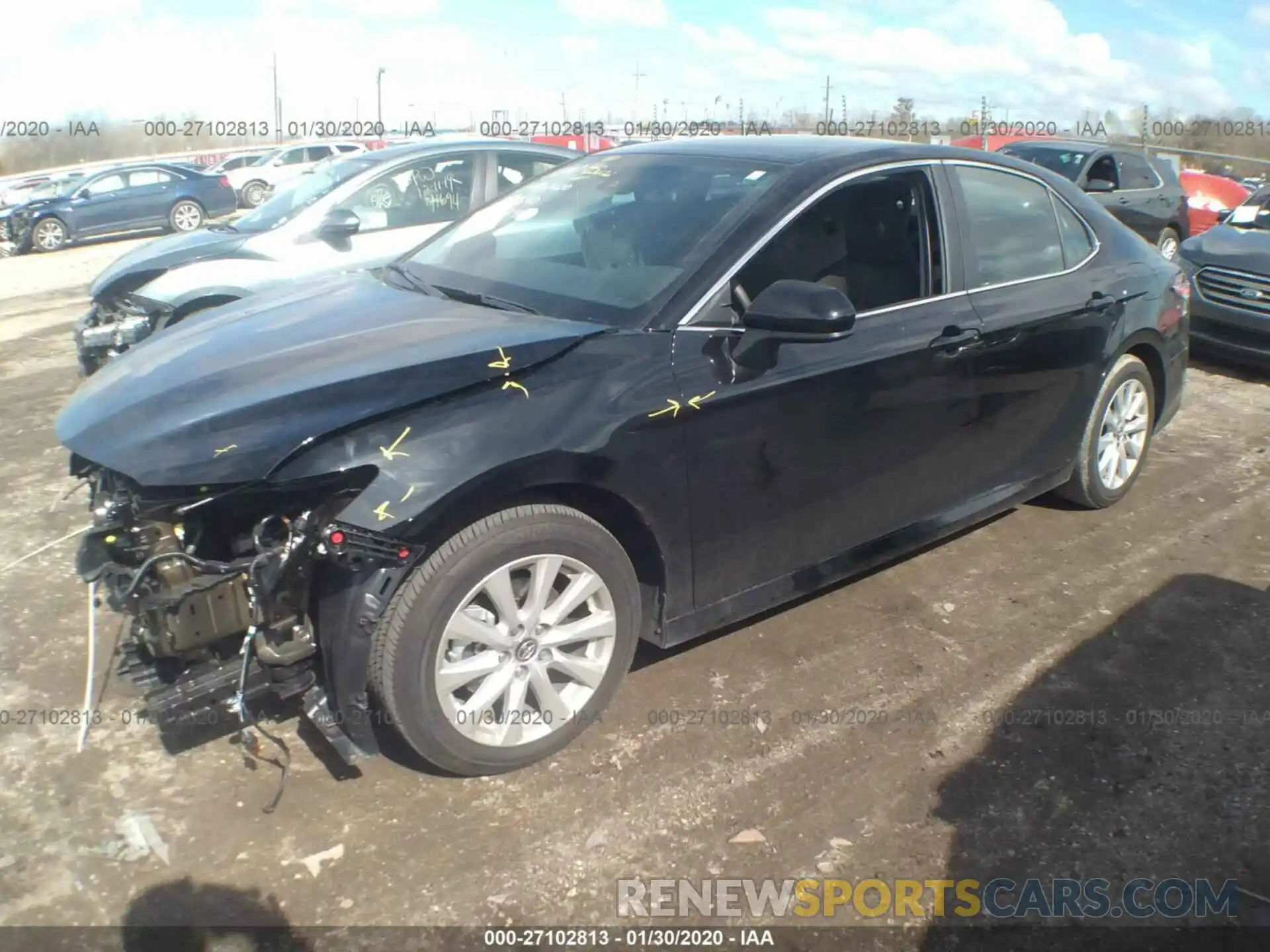 2 Photograph of a damaged car 4T1C11AK5LU869024 TOYOTA CAMRY 2020