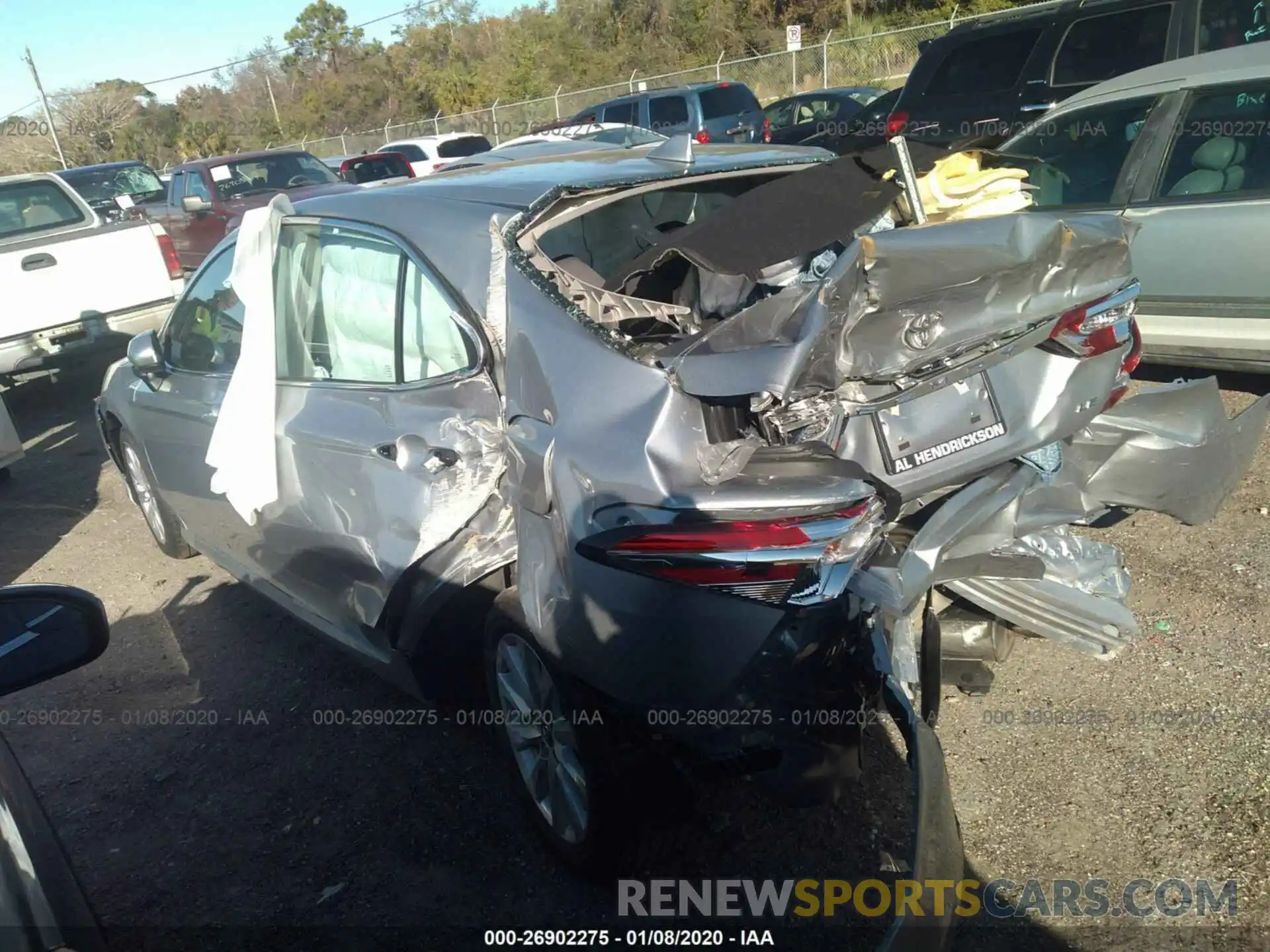 3 Photograph of a damaged car 4T1C11AK5LU881349 TOYOTA CAMRY 2020