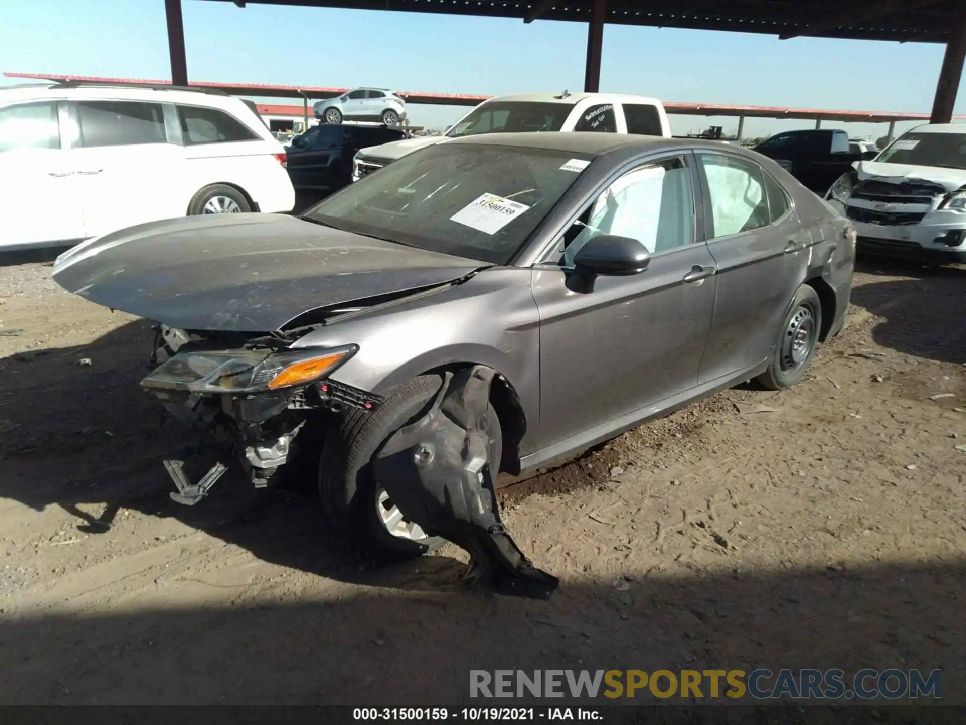 2 Photograph of a damaged car 4T1C11AK5LU882324 TOYOTA CAMRY 2020