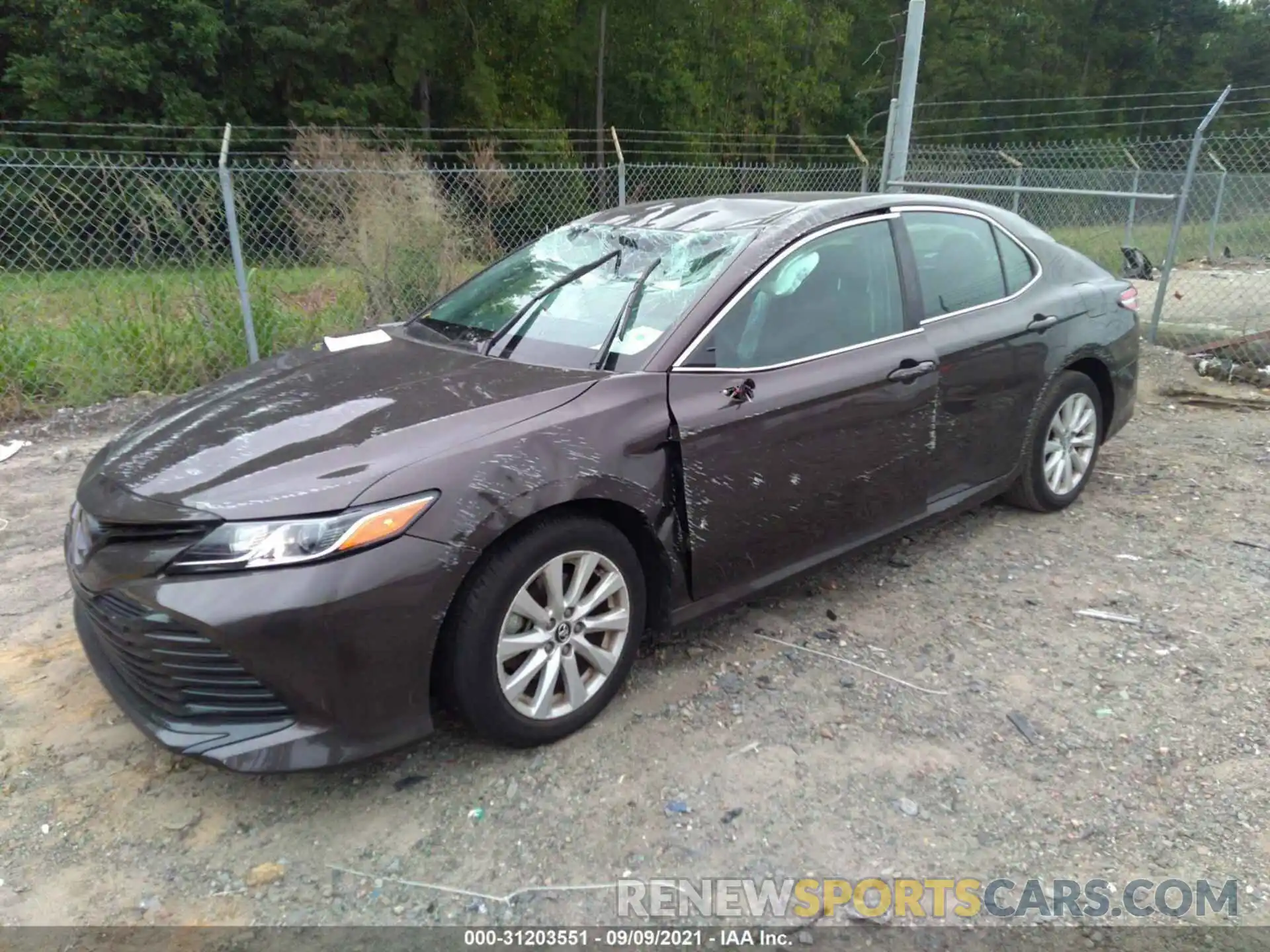 2 Photograph of a damaged car 4T1C11AK5LU893078 TOYOTA CAMRY 2020