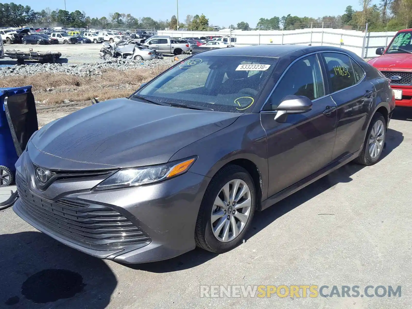 2 Photograph of a damaged car 4T1C11AK5LU907643 TOYOTA CAMRY 2020