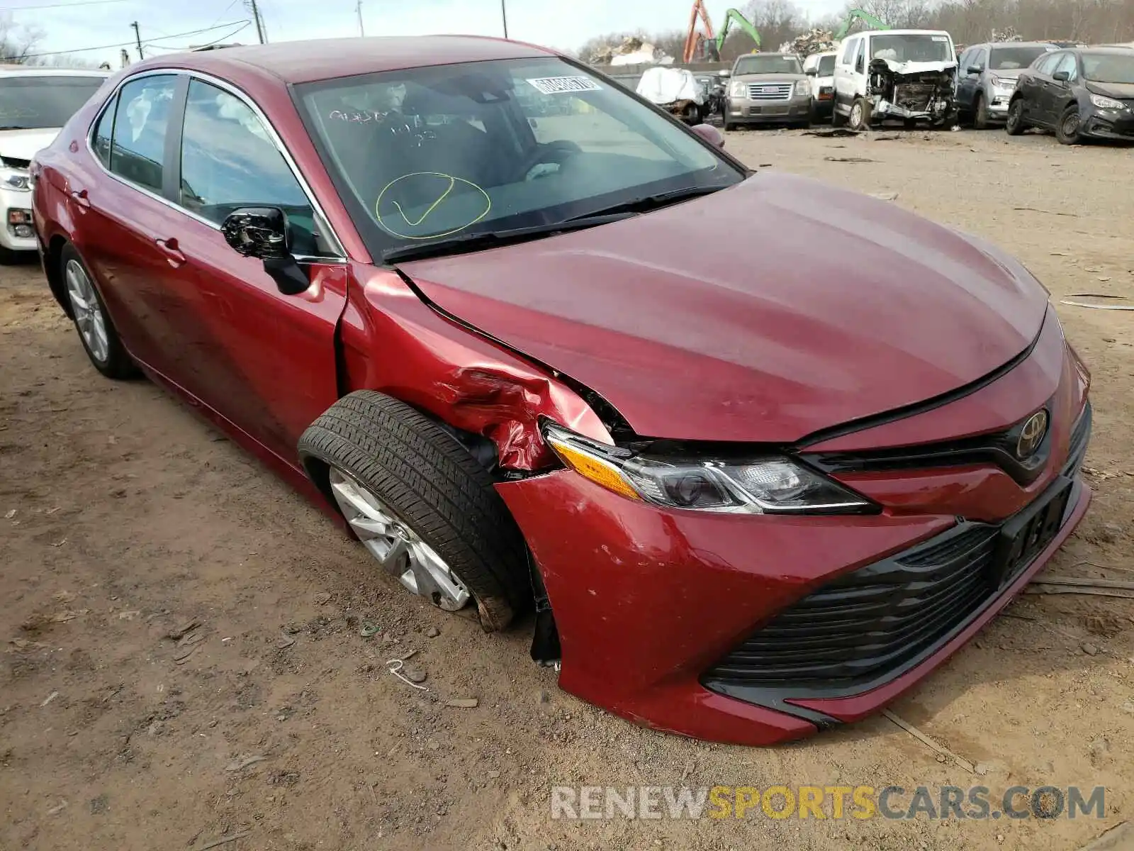 1 Photograph of a damaged car 4T1C11AK5LU931859 TOYOTA CAMRY 2020