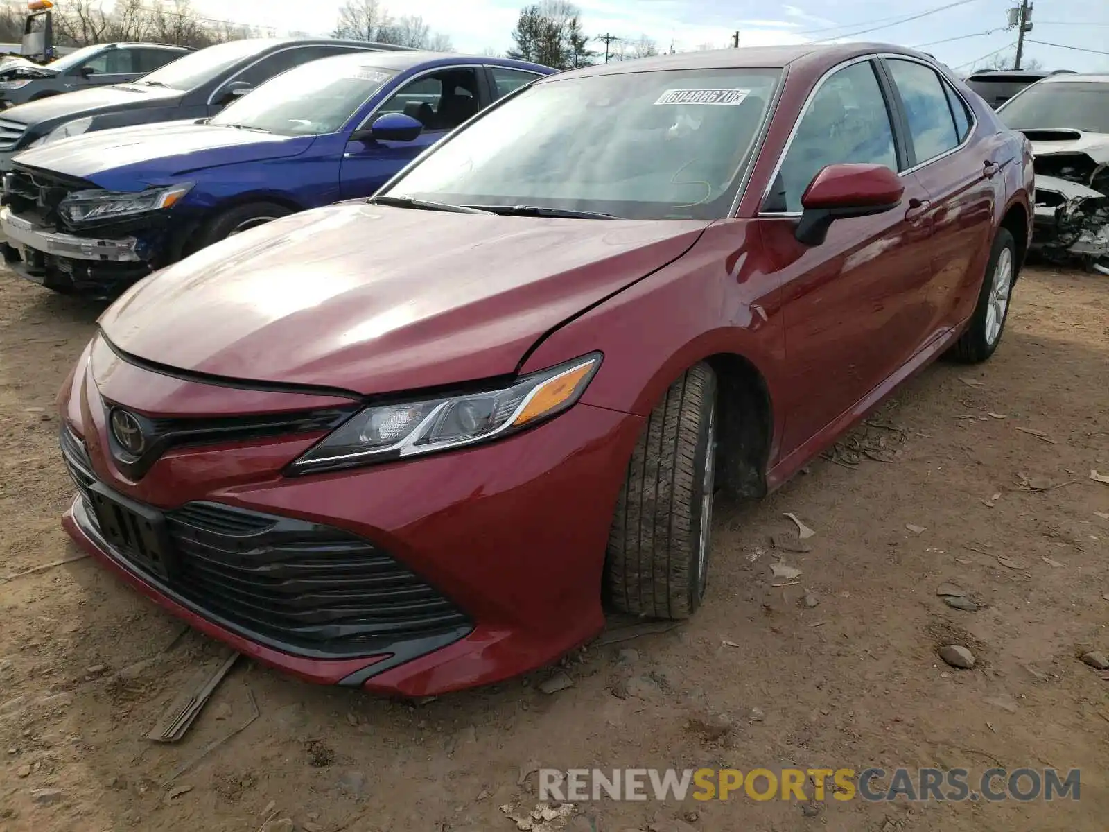 2 Photograph of a damaged car 4T1C11AK5LU931859 TOYOTA CAMRY 2020