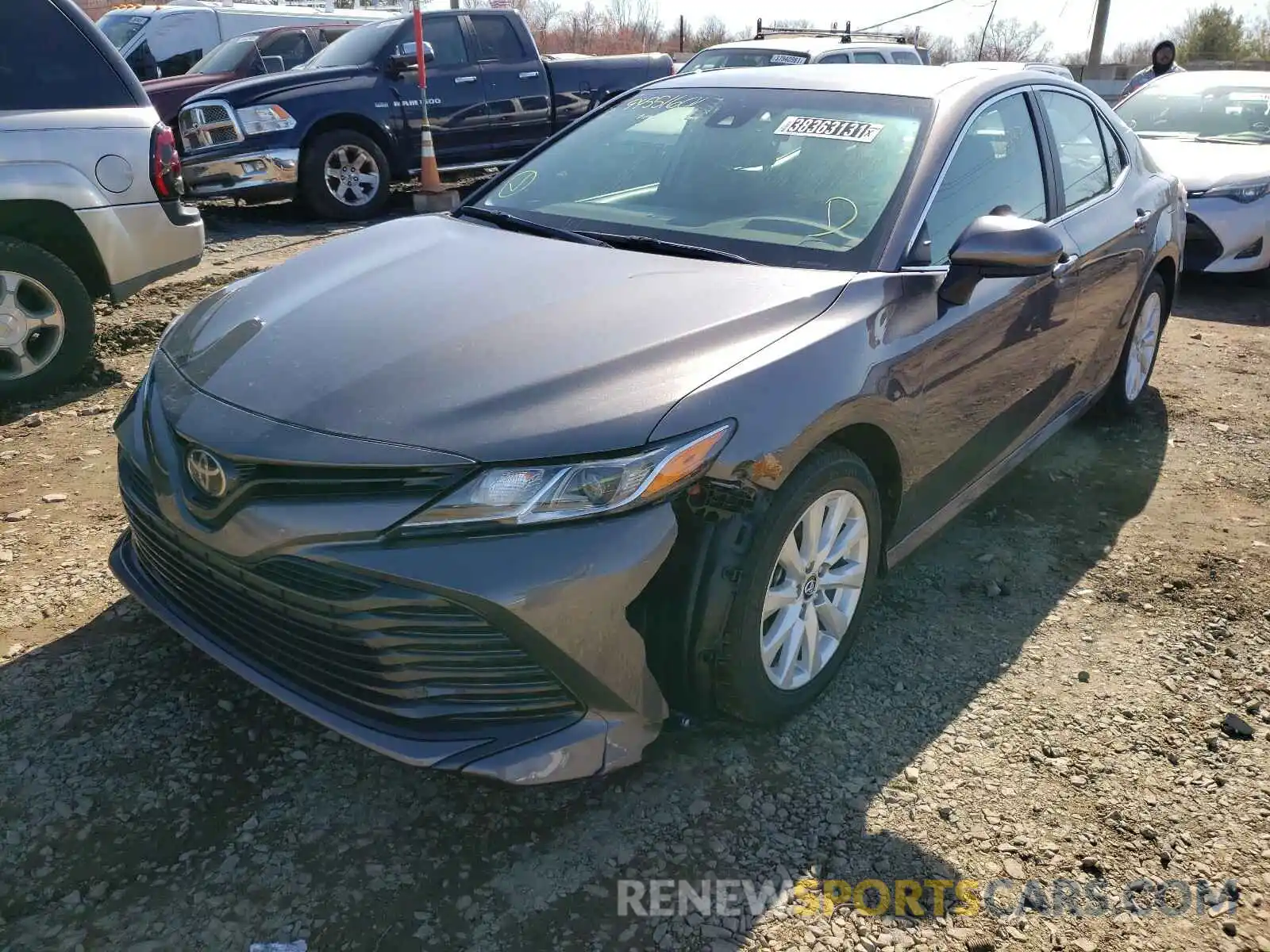 2 Photograph of a damaged car 4T1C11AK5LU939203 TOYOTA CAMRY 2020