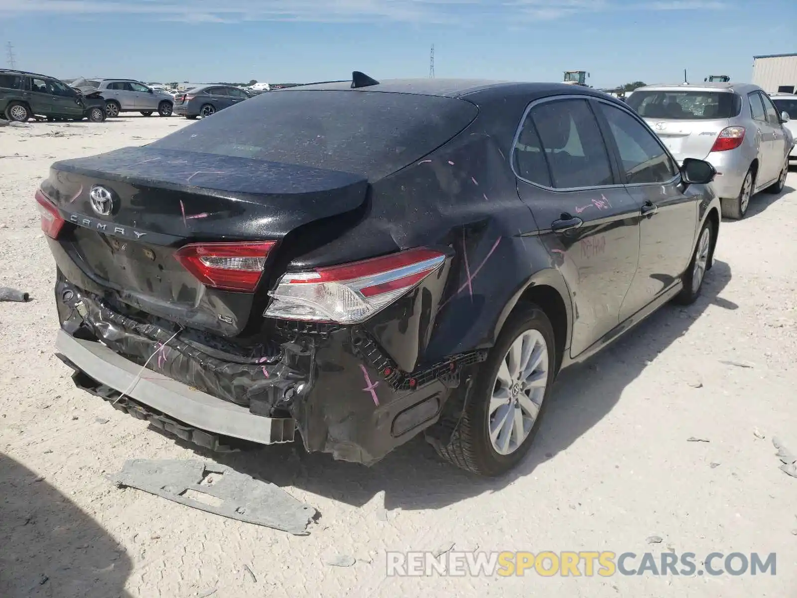 4 Photograph of a damaged car 4T1C11AK5LU943395 TOYOTA CAMRY 2020