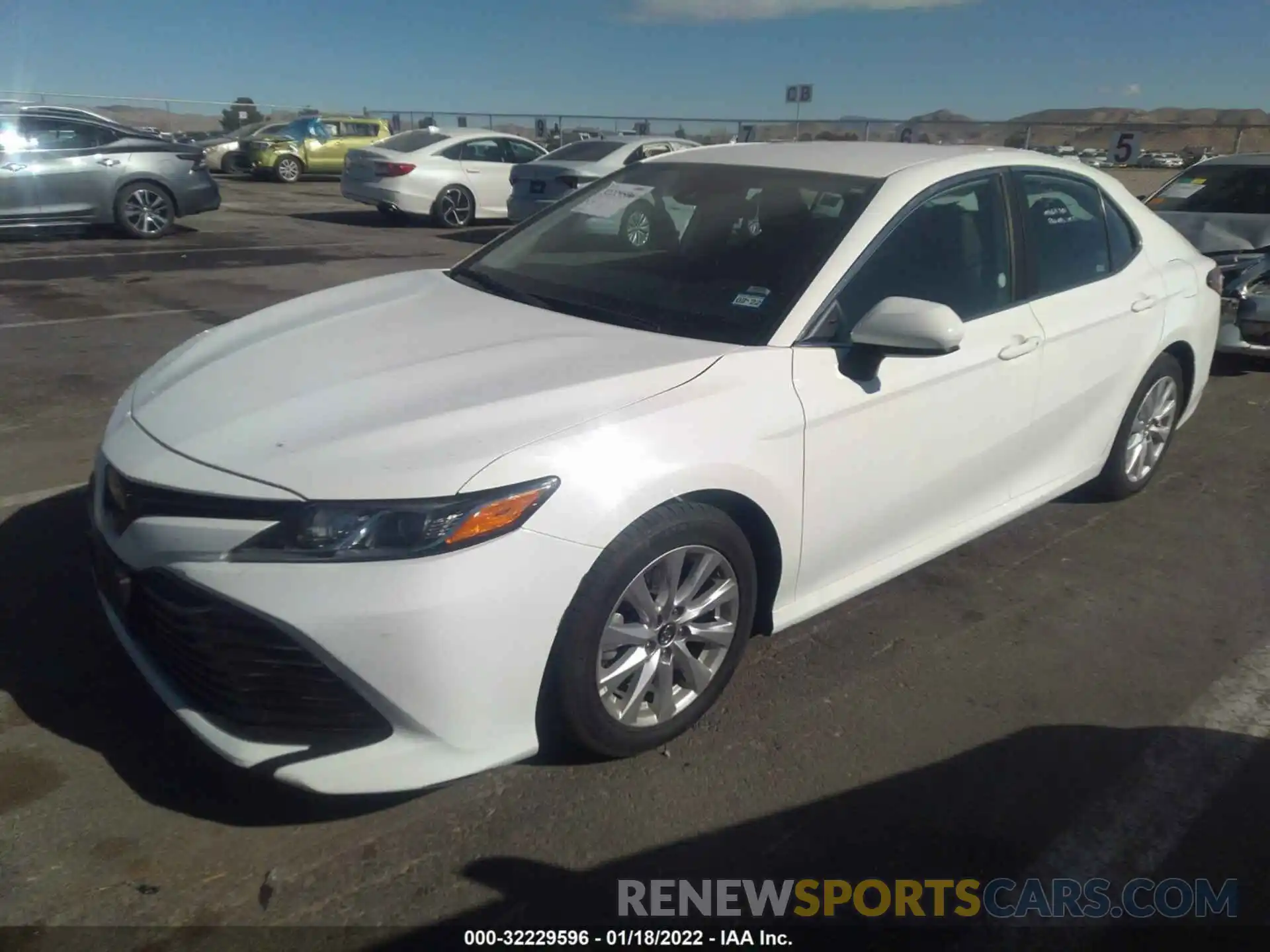 2 Photograph of a damaged car 4T1C11AK5LU943655 TOYOTA CAMRY 2020