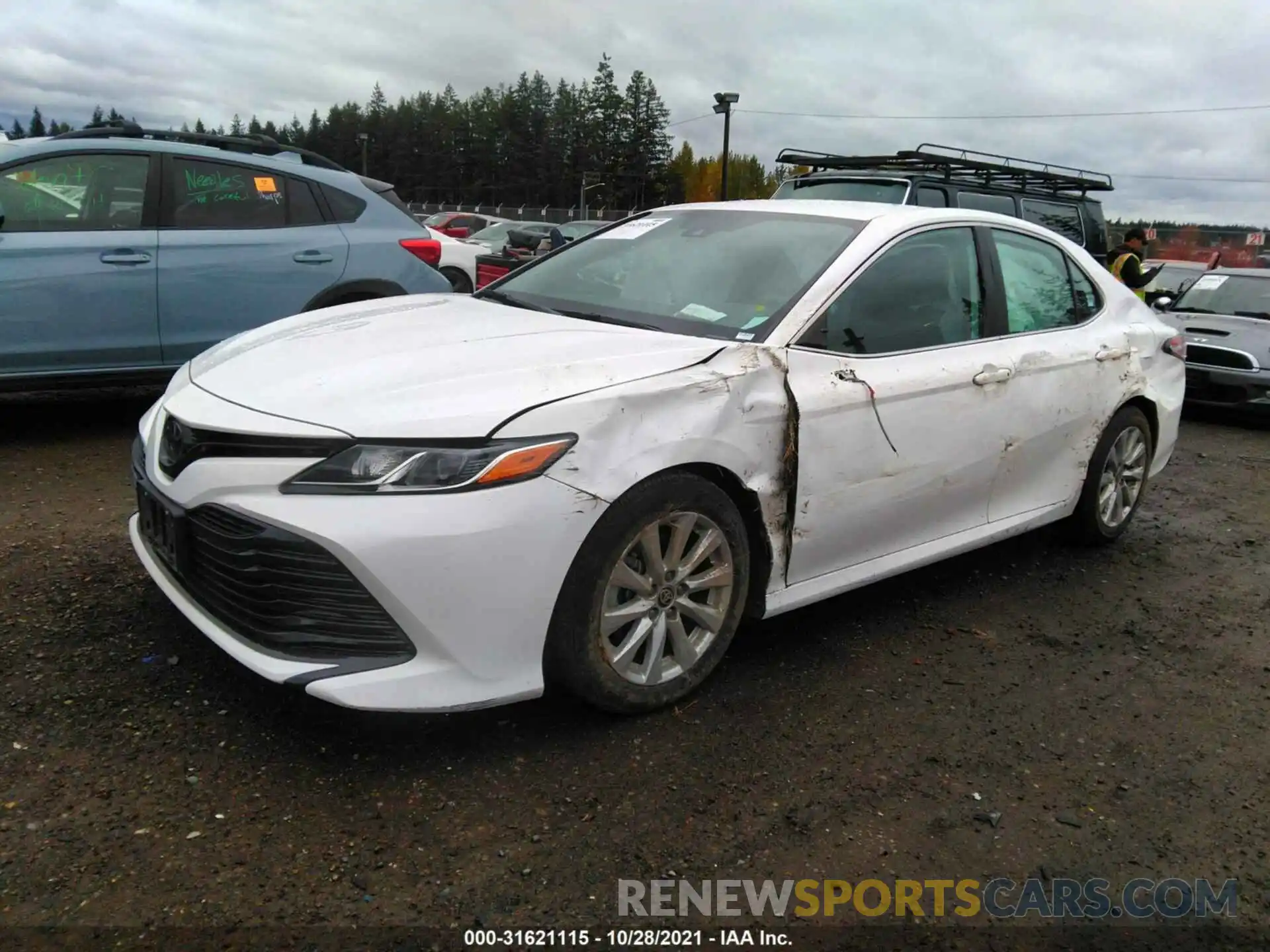 2 Photograph of a damaged car 4T1C11AK5LU948094 TOYOTA CAMRY 2020