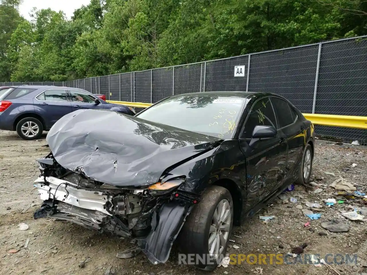 2 Photograph of a damaged car 4T1C11AK5LU950010 TOYOTA CAMRY 2020