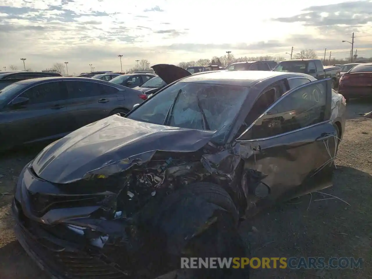 2 Photograph of a damaged car 4T1C11AK5LU956213 TOYOTA CAMRY 2020