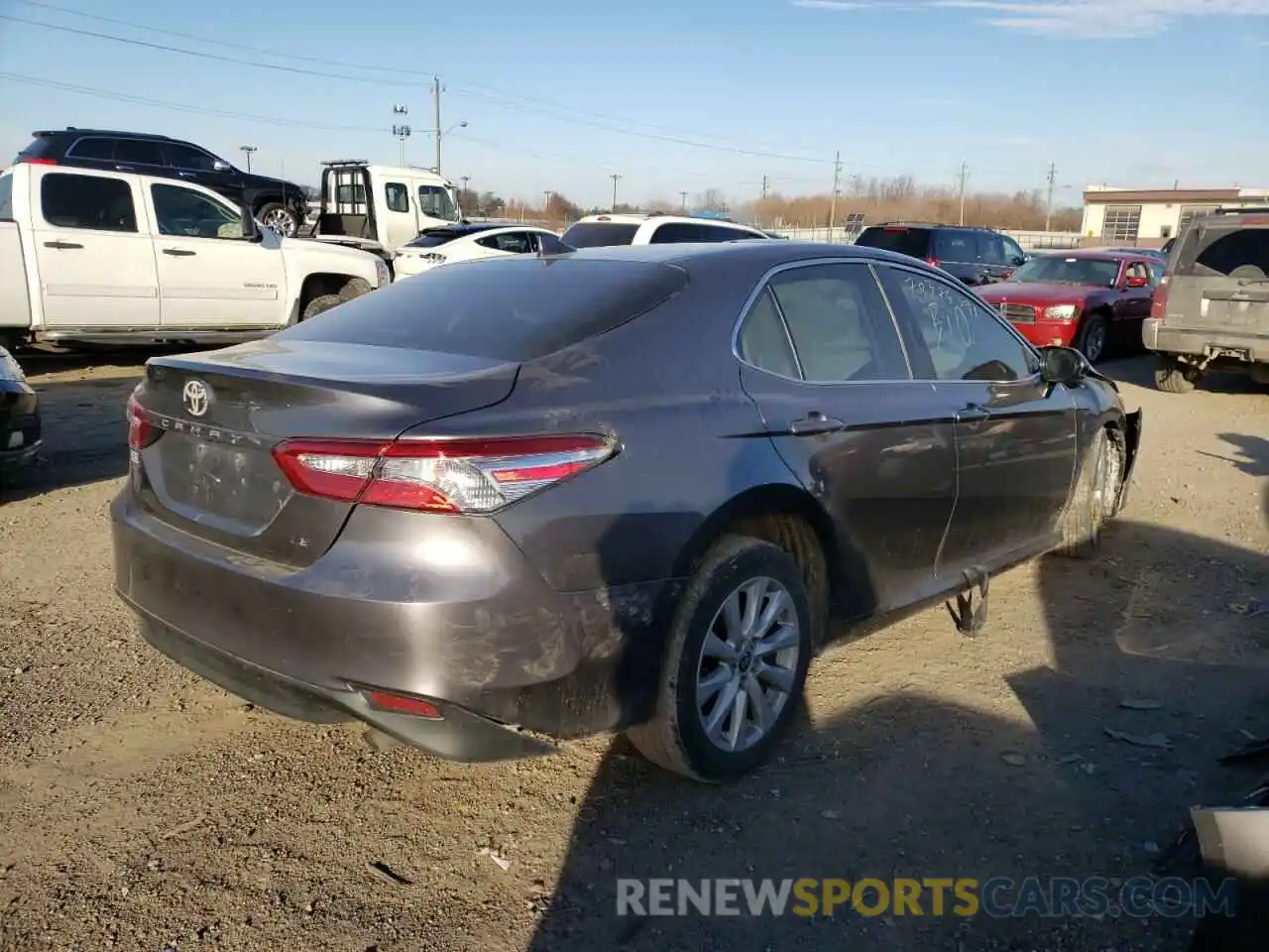 4 Photograph of a damaged car 4T1C11AK5LU956213 TOYOTA CAMRY 2020