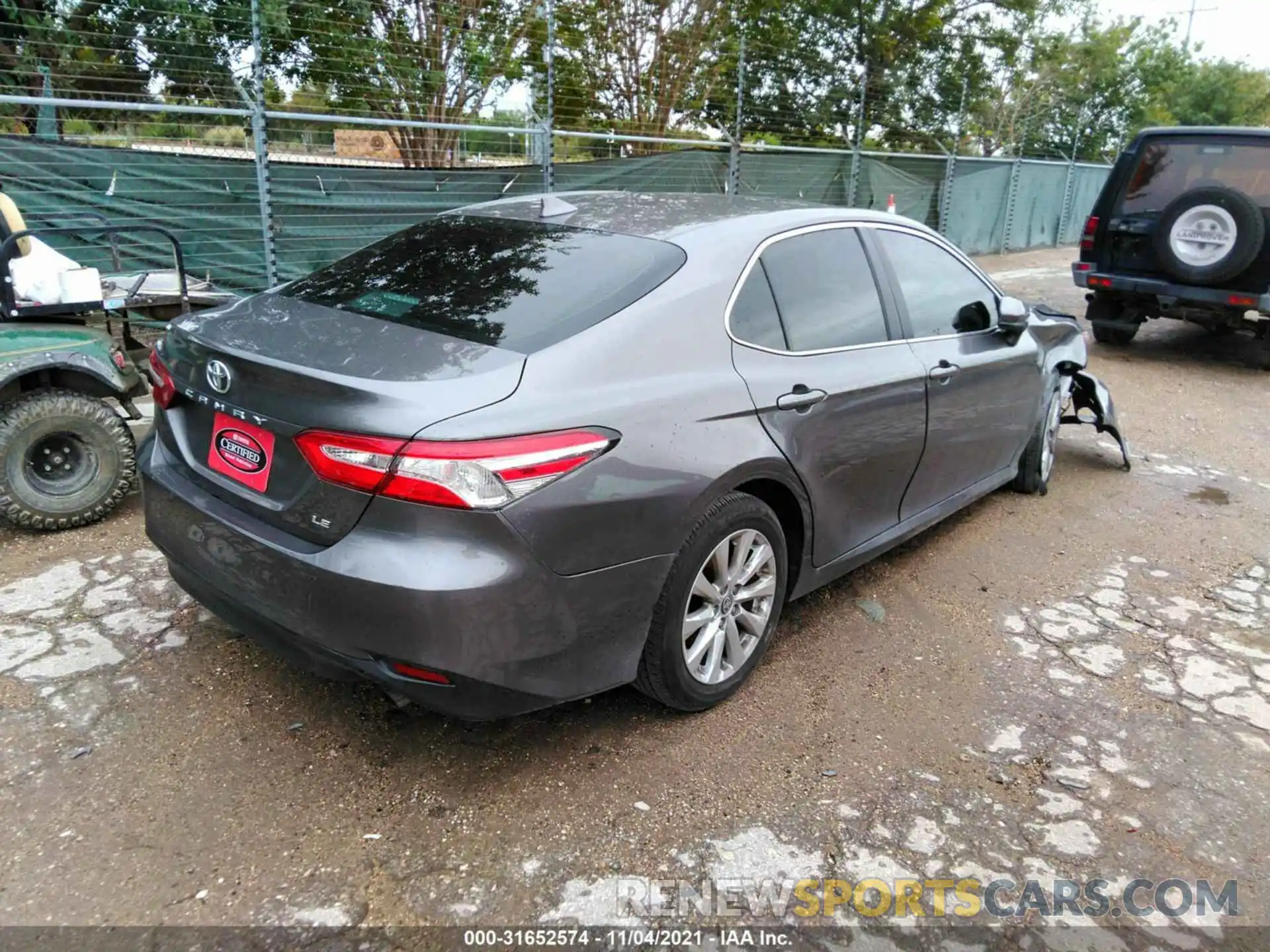 4 Photograph of a damaged car 4T1C11AK5LU978390 TOYOTA CAMRY 2020