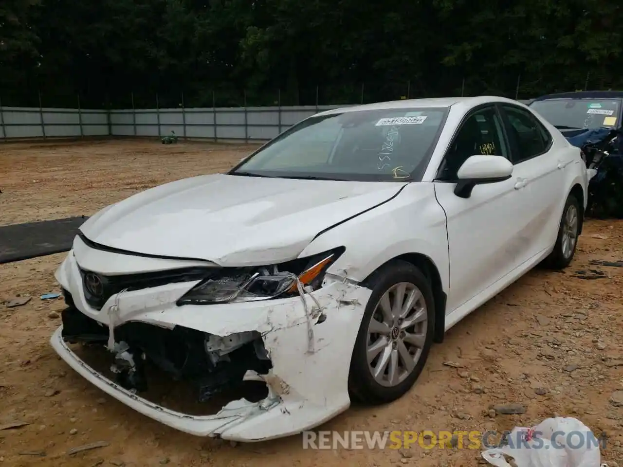 2 Photograph of a damaged car 4T1C11AK5LU982388 TOYOTA CAMRY 2020