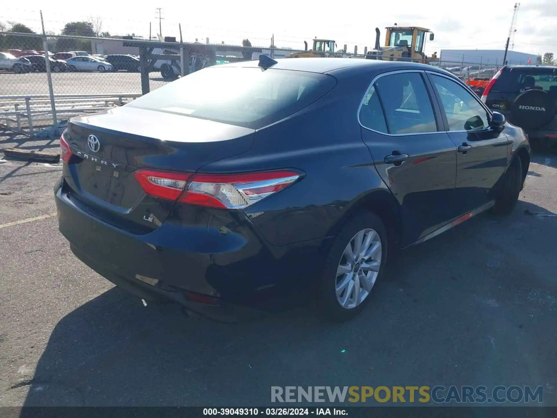 4 Photograph of a damaged car 4T1C11AK5LU984853 TOYOTA CAMRY 2020