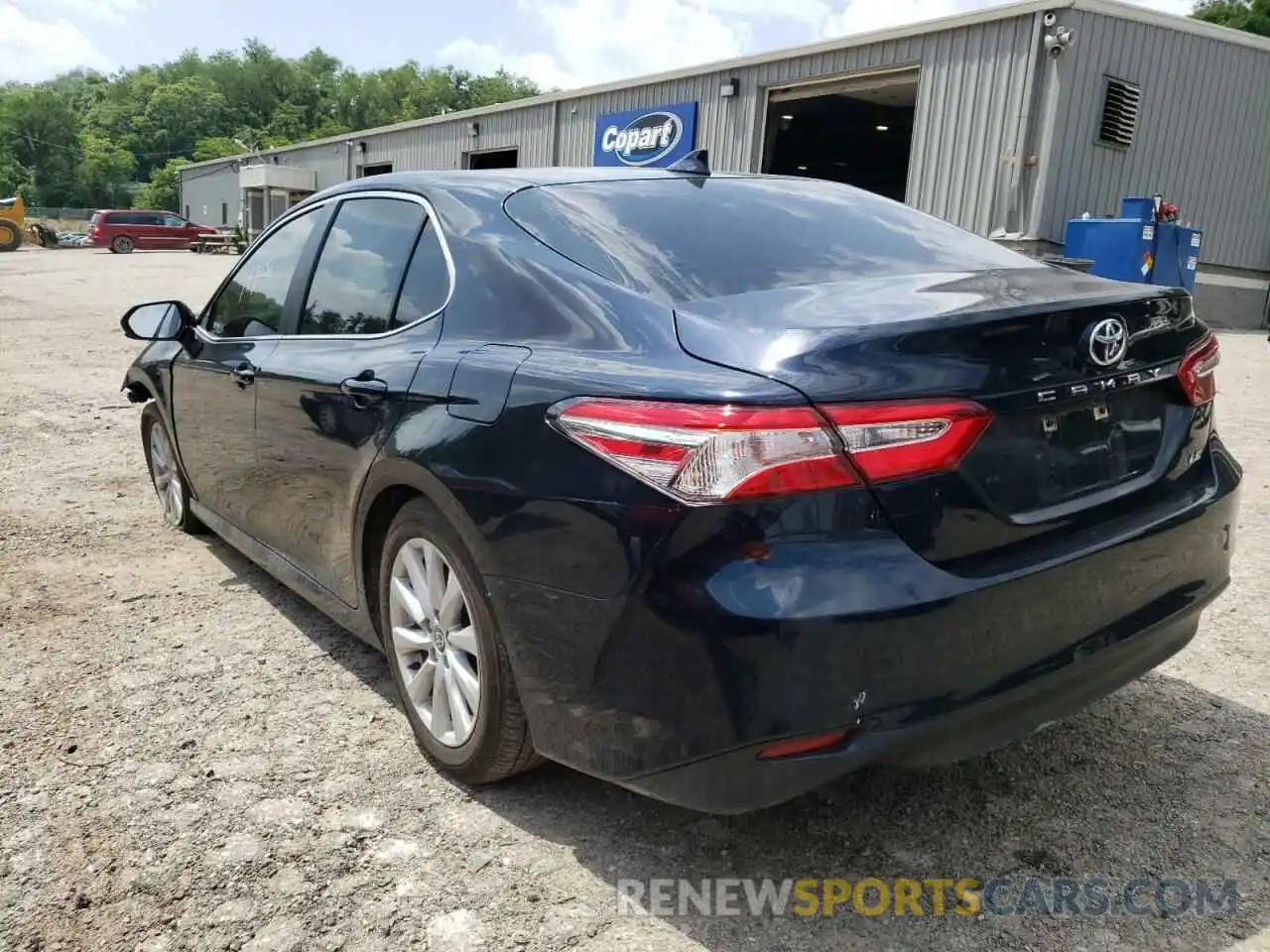 3 Photograph of a damaged car 4T1C11AK5LU993505 TOYOTA CAMRY 2020